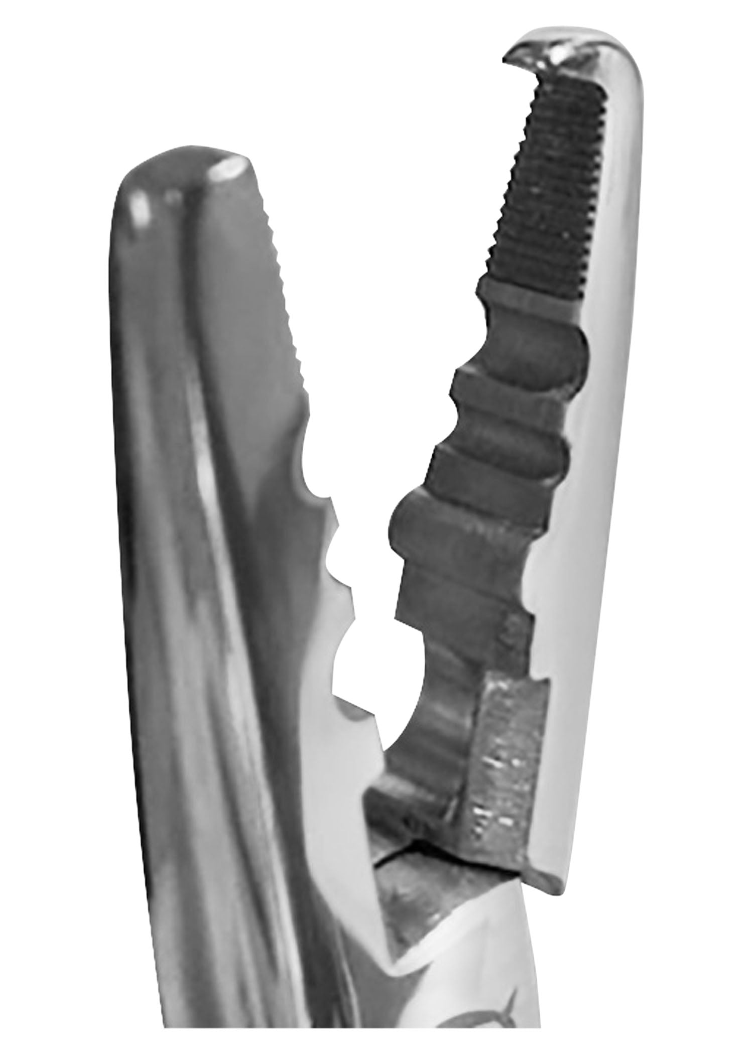 Imagen única de: Cuda 7.25 Alicates De Anillo Dividido De Alta Resistencia De Acero Inoxidable Adherido Con Titanio"