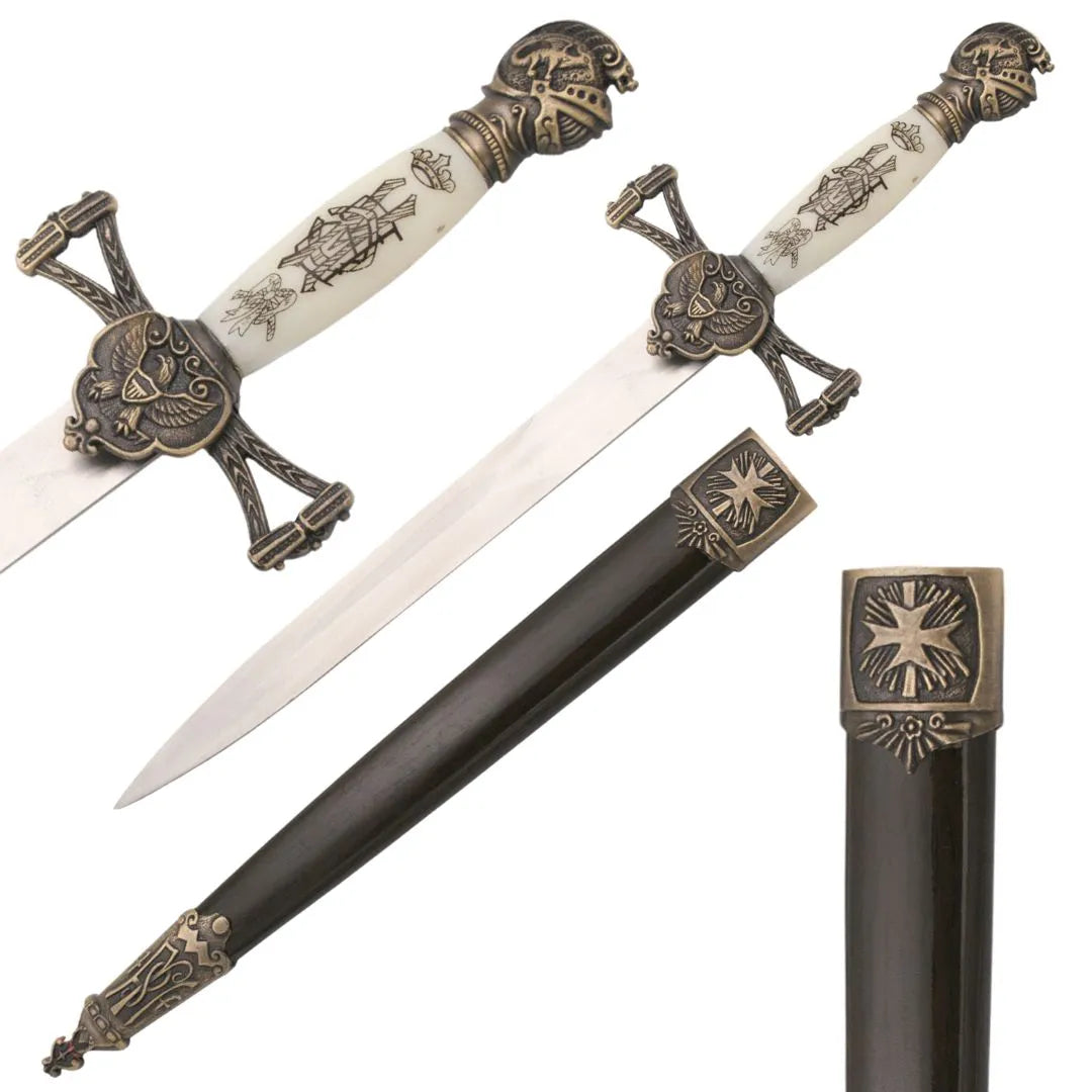 Imagen única de: Daga Histórica Templaria 13747-1