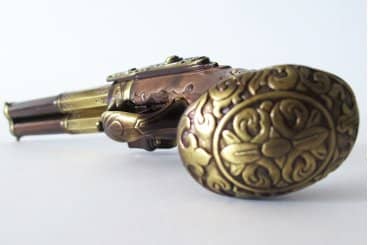 Imagen única de: Pistola De 3 Cañones Giratorios Francia S. XVIII 5309