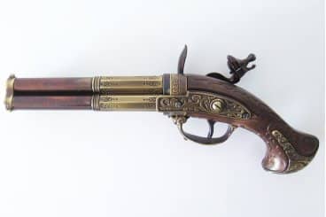 Imagen única de: Pistola De 3 Cañones Giratorios Francia S. XVIII 5309