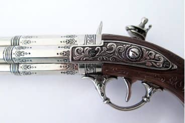 Imagen única de: Pistola De 4 Cañones Giratorios, Francia S. Xviii 1307