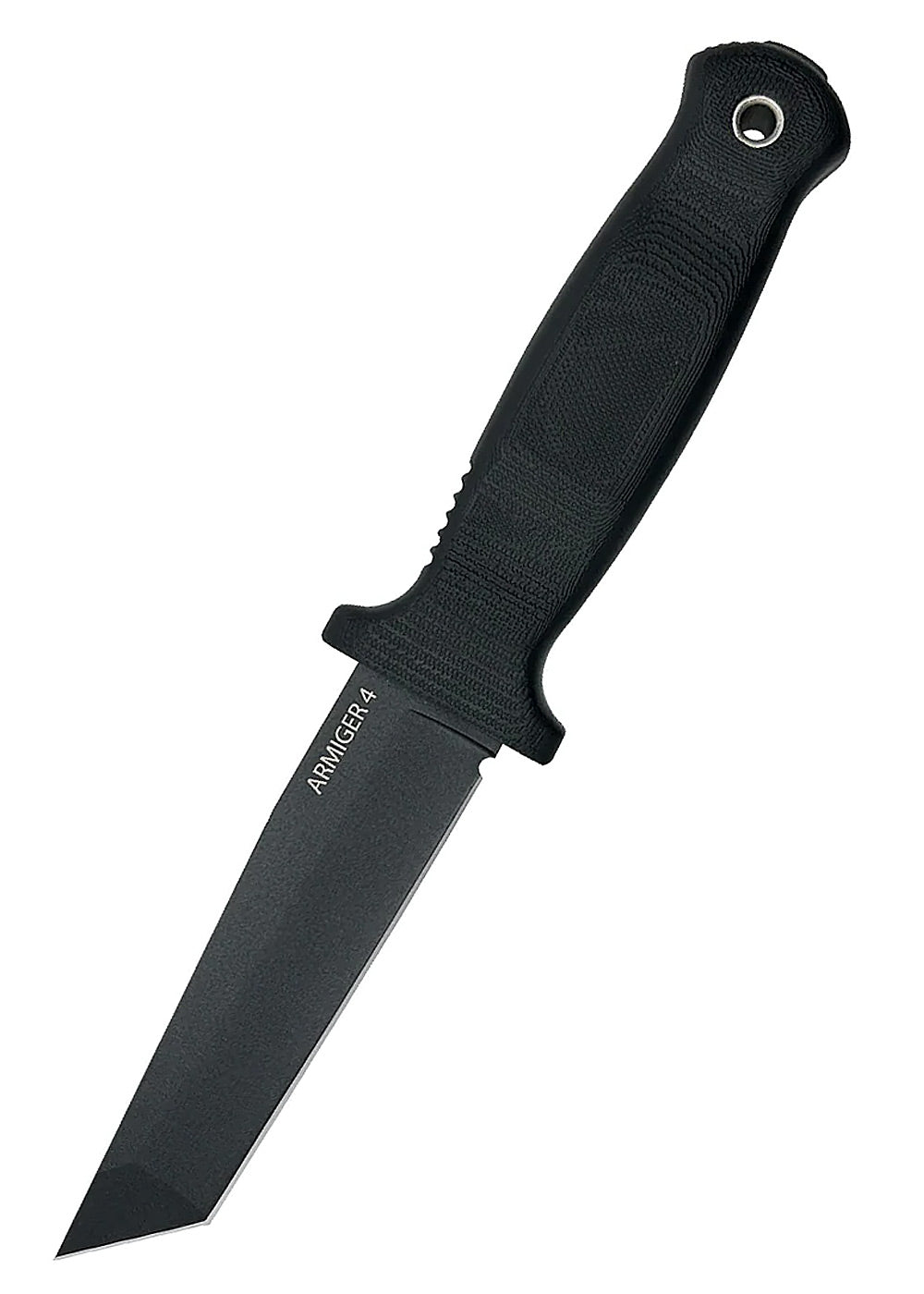 Imagen única de: Cuchillo Fijo Demko Armiger 4, Tanto, Negro
