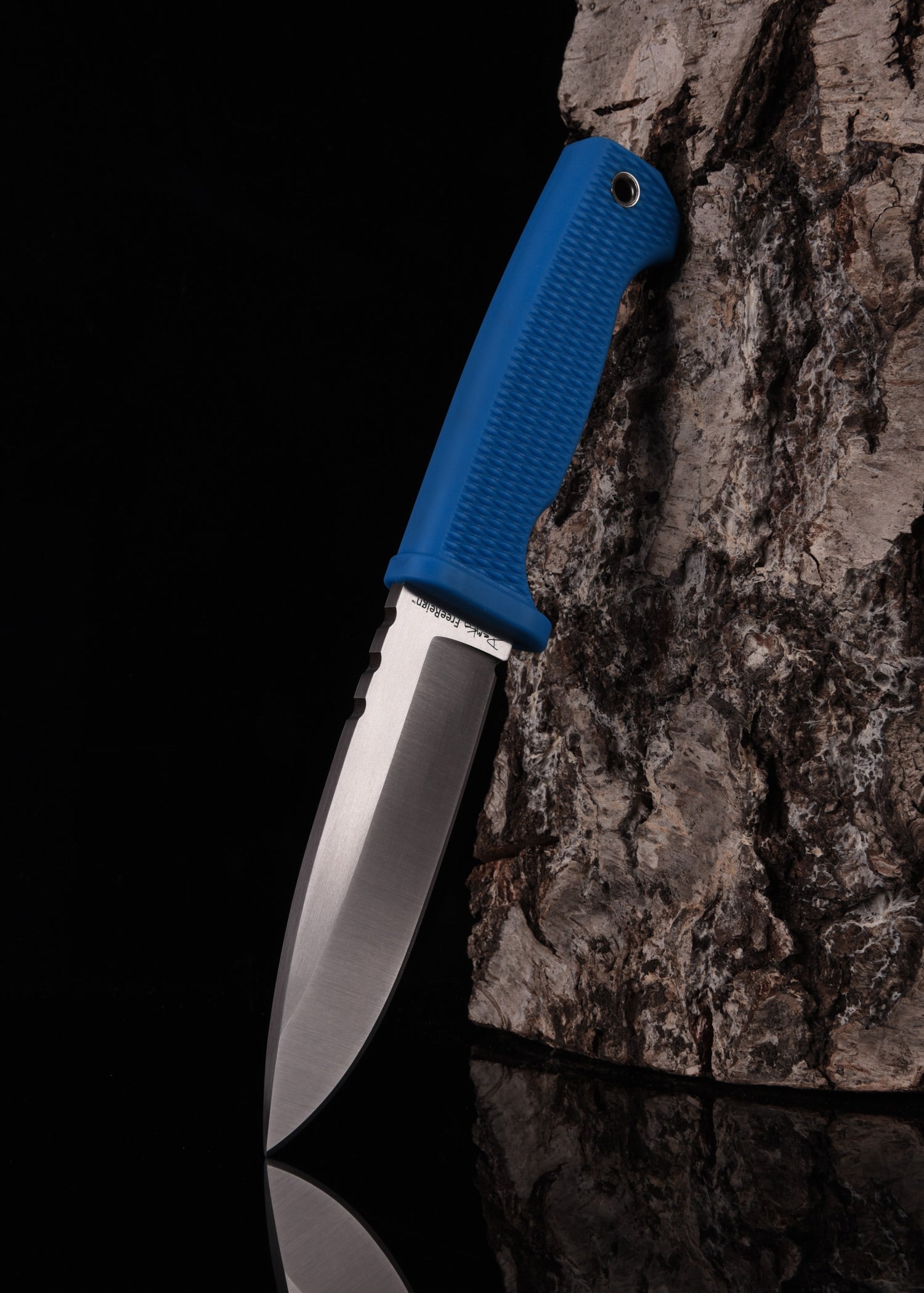 Imagen única de: Cuchillo Fijo Demko Freereign, Azul-gris