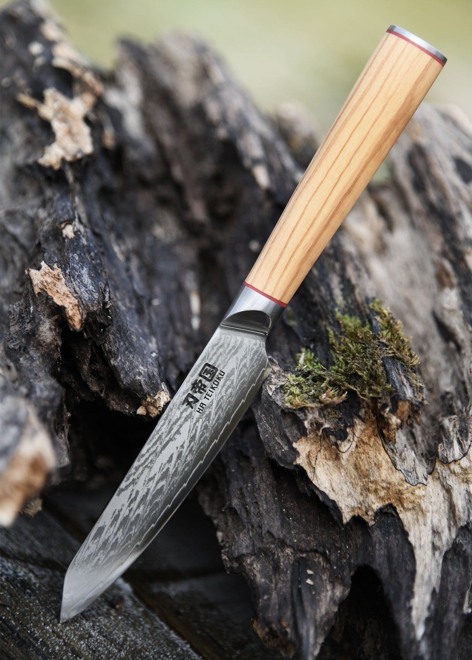 Imagen única de: Cuchillo Multiusos, Acero De Damasco.