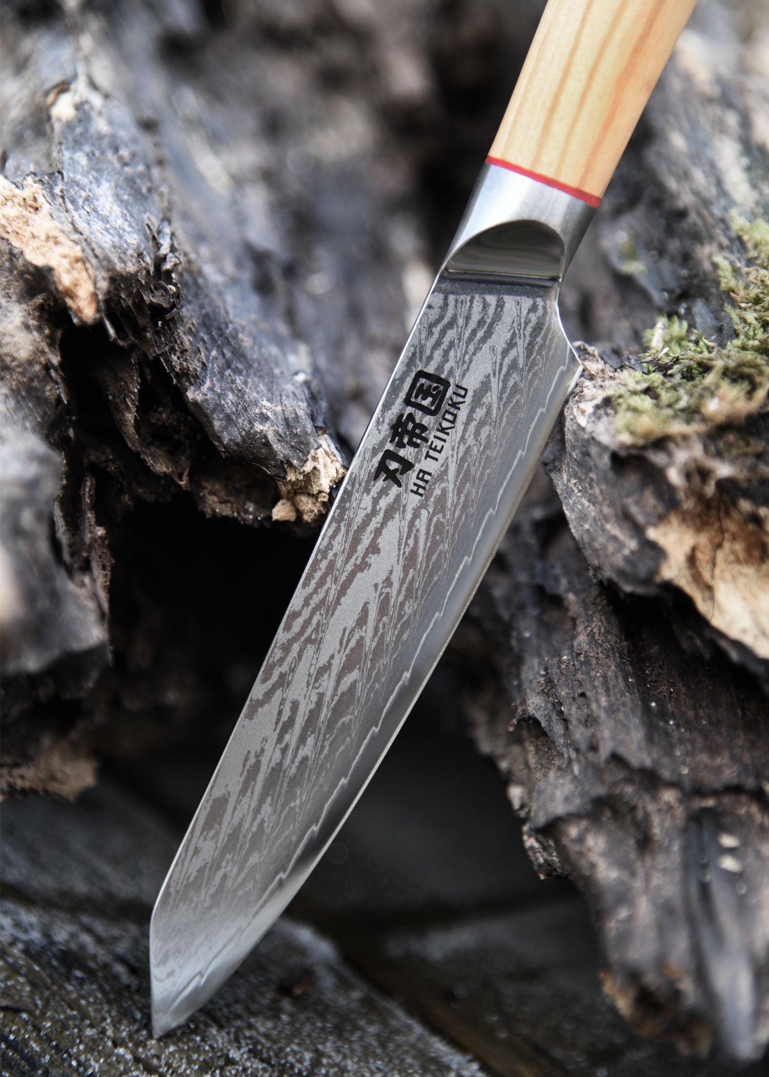 Imagen única de: Cuchillo Multiusos, Acero De Damasco.