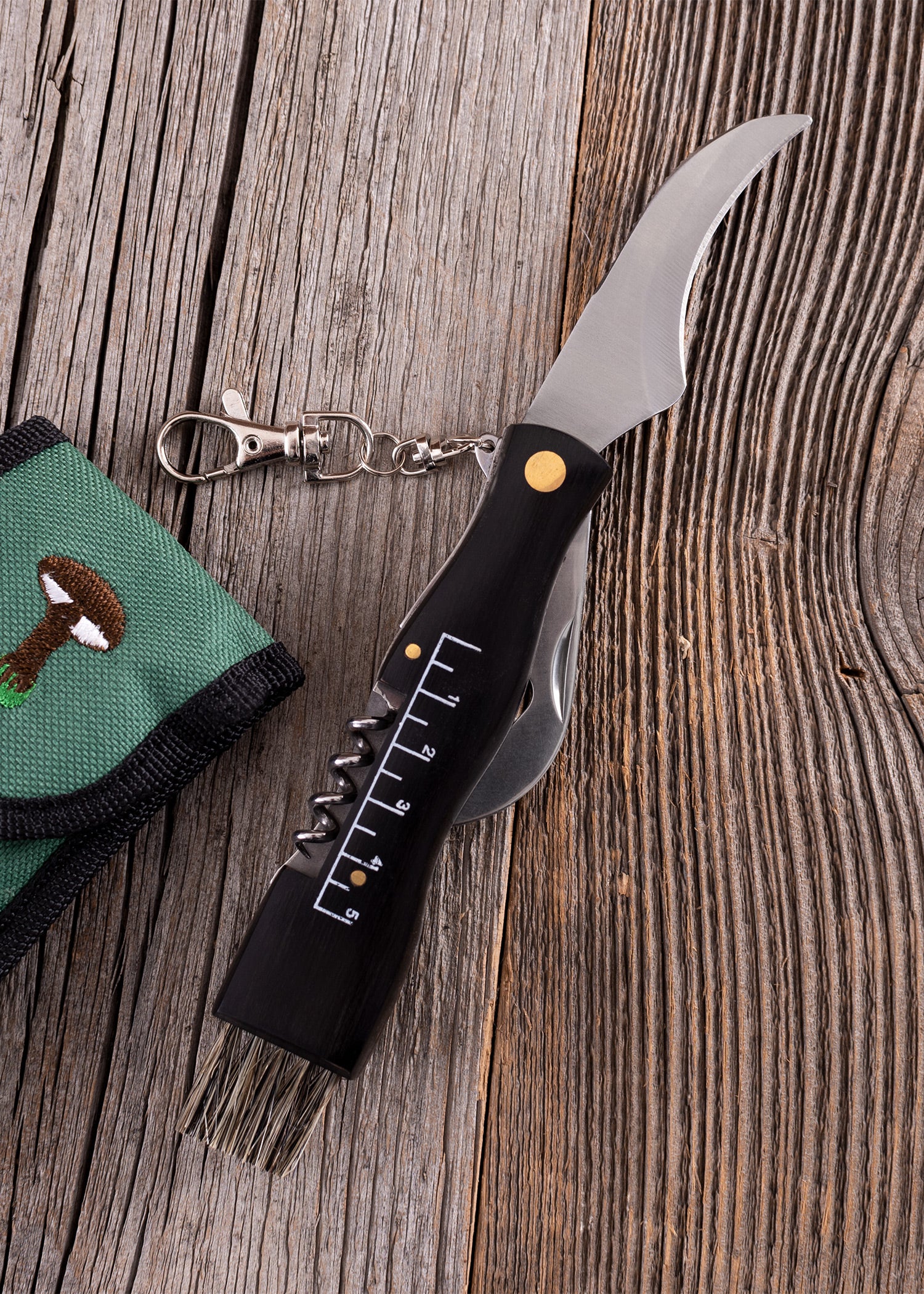 Imagen única de: Navaja De Bolsillo Tipo Seta Con Cepillo