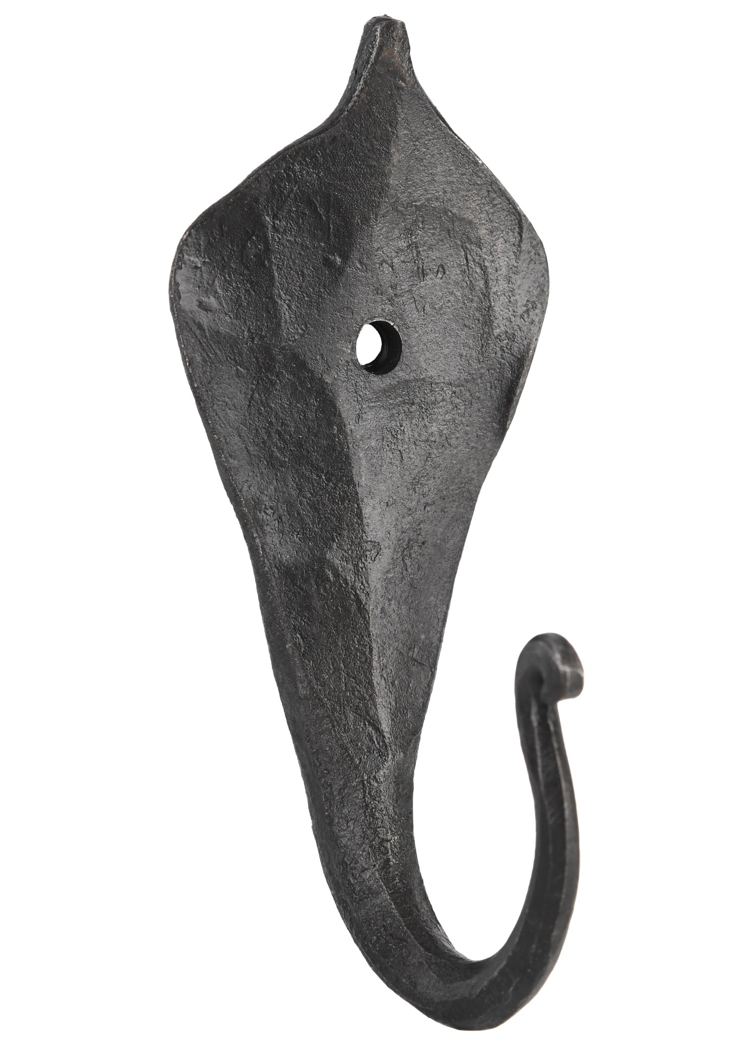 Imagen única de: Gancho De Pared Forjado Con Hoja, De Aprox. 9 Cm De Altura.