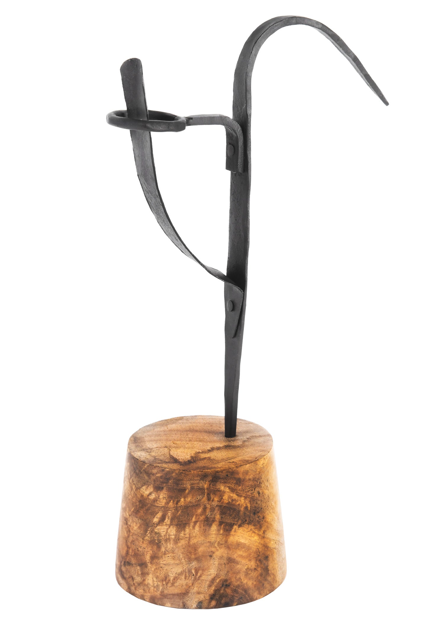 Imagen única de: Portavelas Con Base De Madera