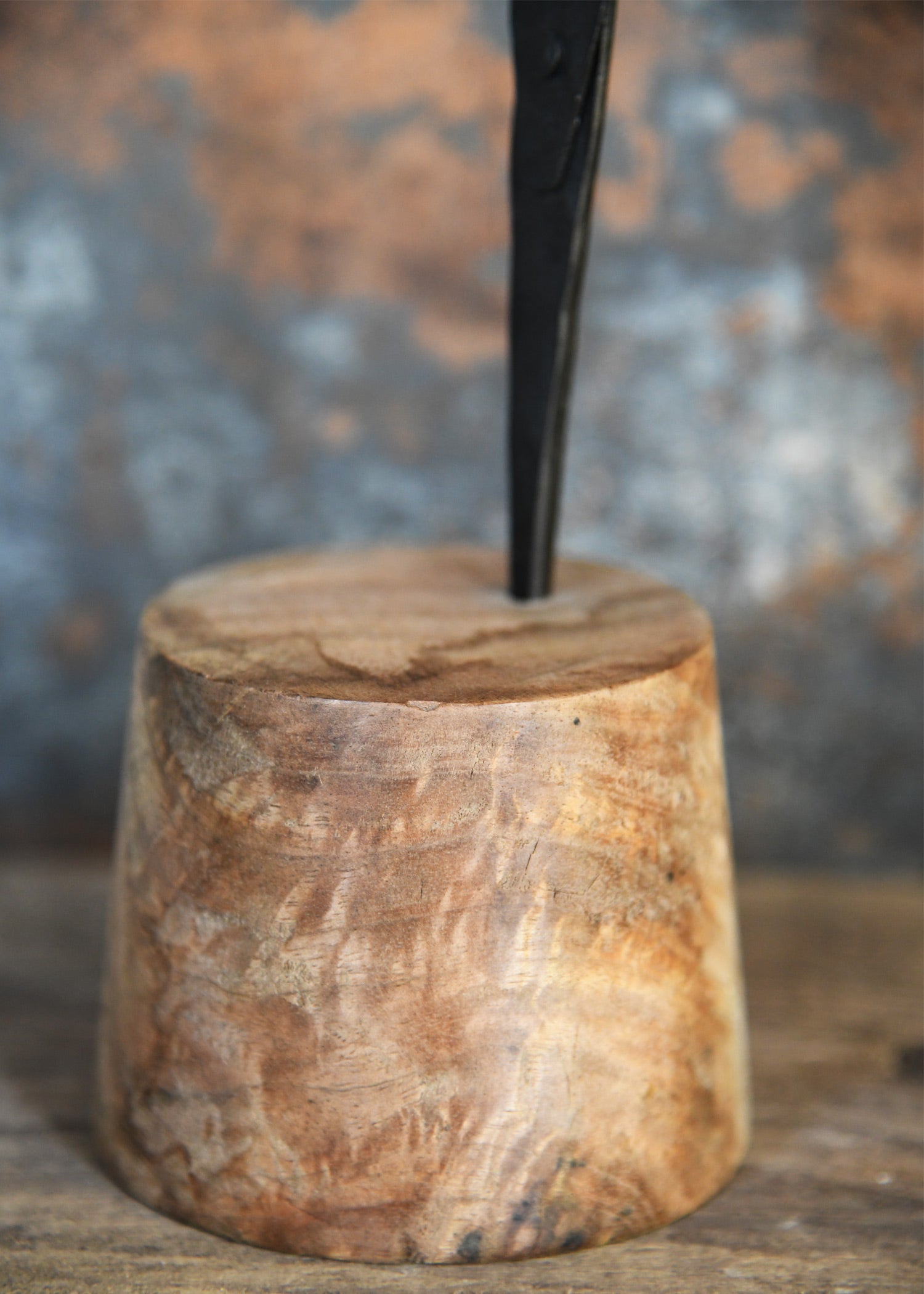 Imagen única de: Portavelas Con Base De Madera