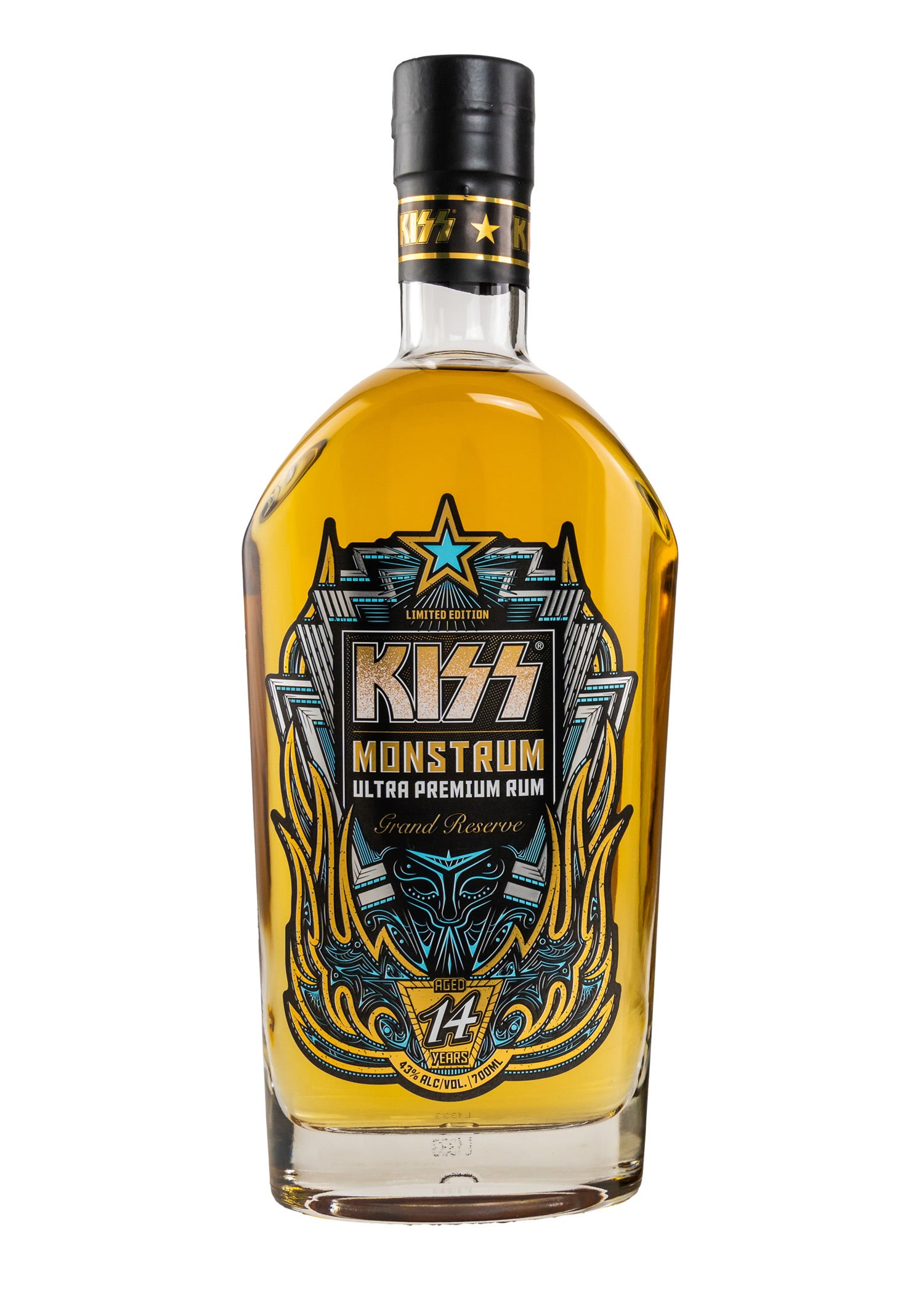 Imagen única de: Kiss Monstrum 14 Años Ron Ultra Premium 43% Vol. 0,7L