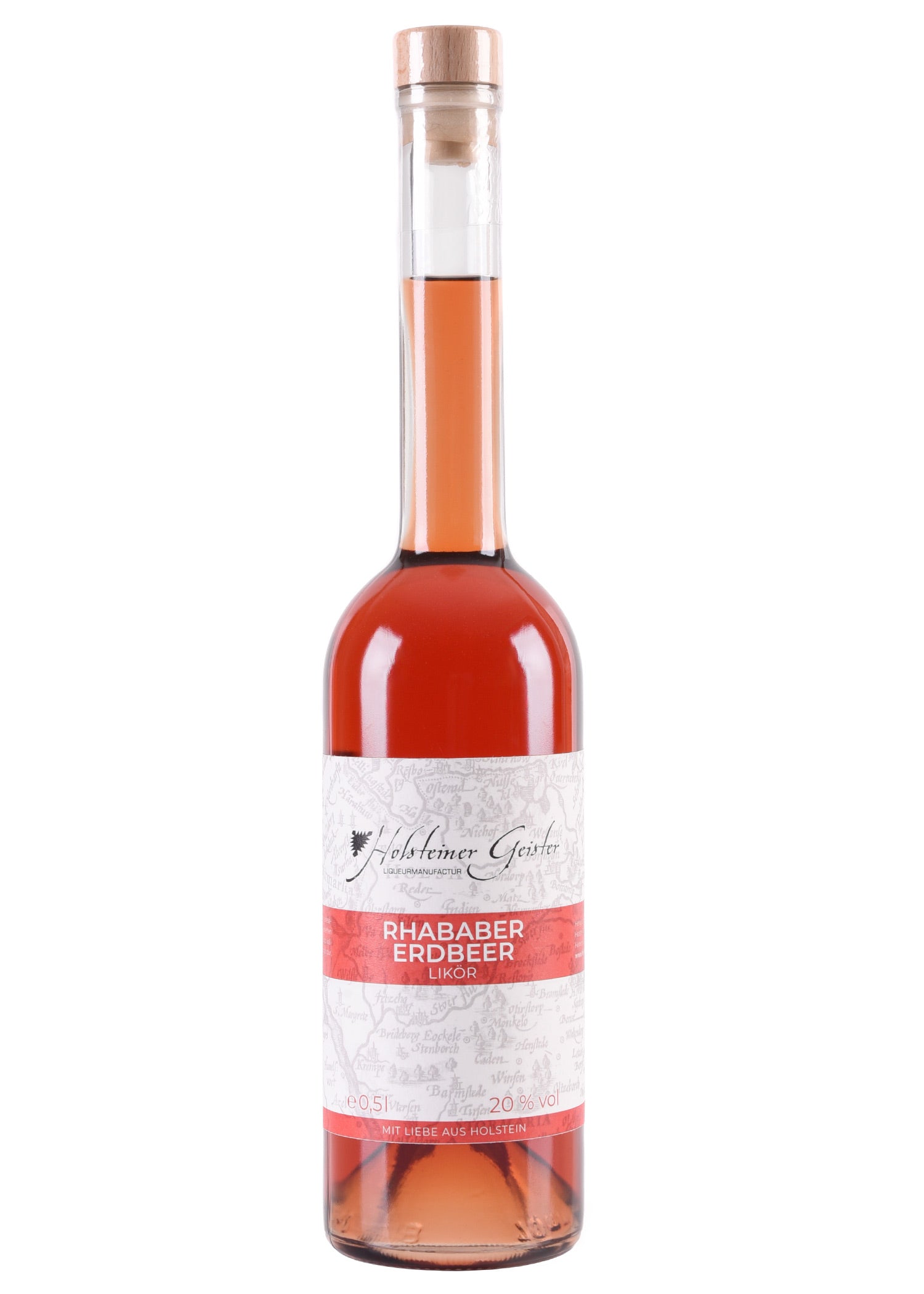 Imagen única de: Rosales, Licor De Fresa Y Ruibarbo, 20%, Botella 0,5L - Aguardientes Holstein