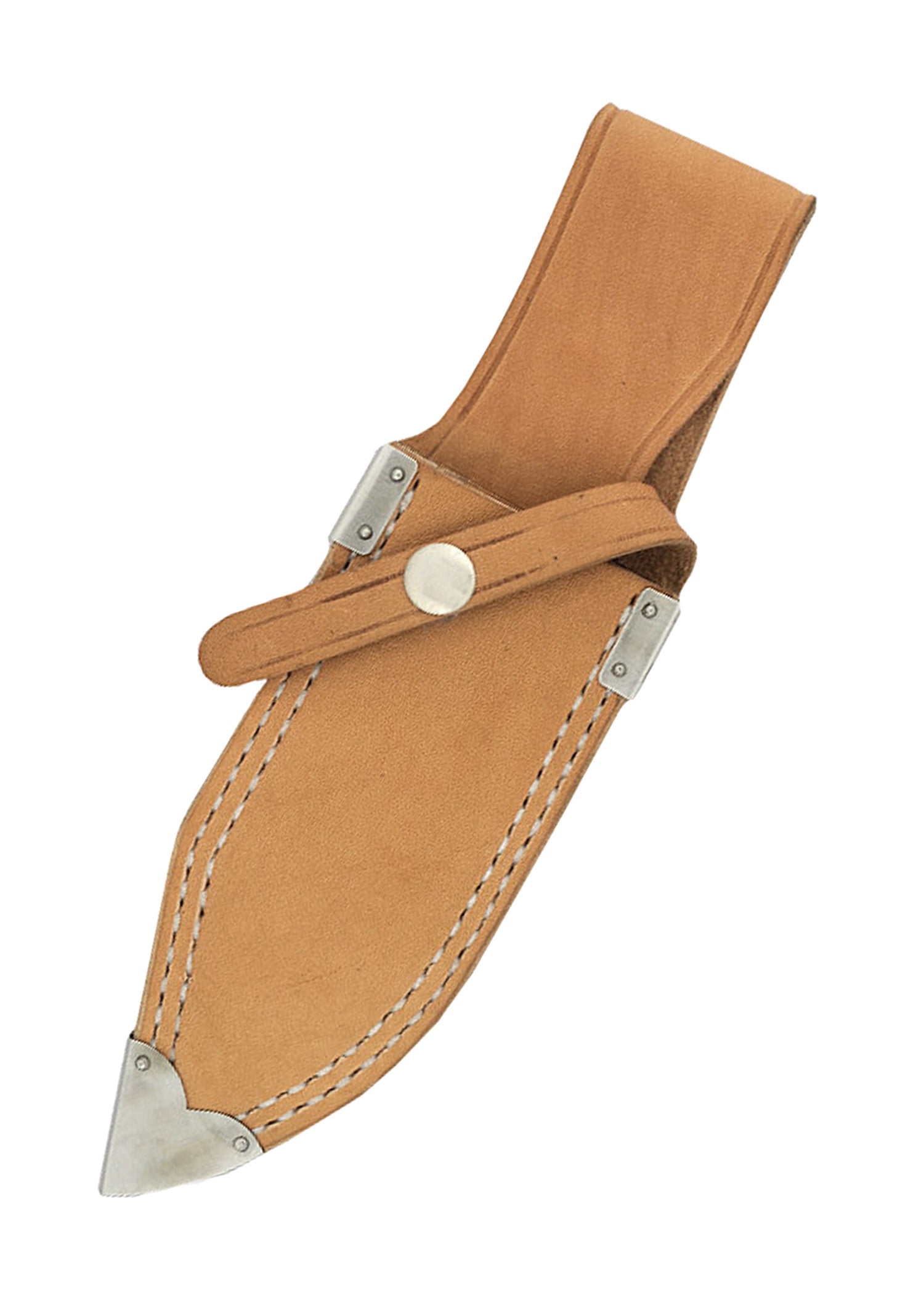 Imagen única de: Cuchillo Kudu Con Hoja Nessmuk Y Mango Laminar De Cuero