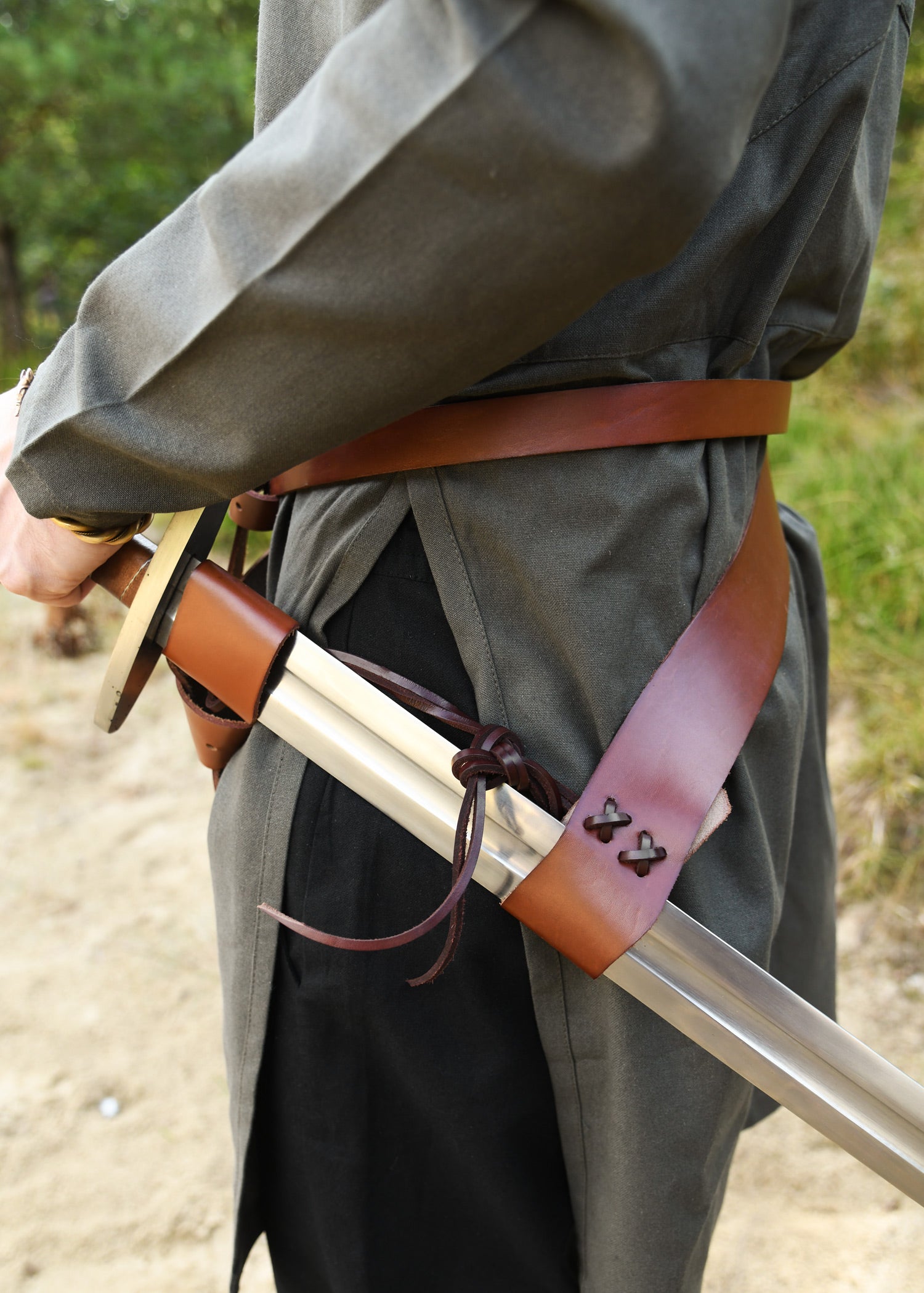 Imagen única de: Cinturón De Espada De La Alta Edad Media, Para Diestros