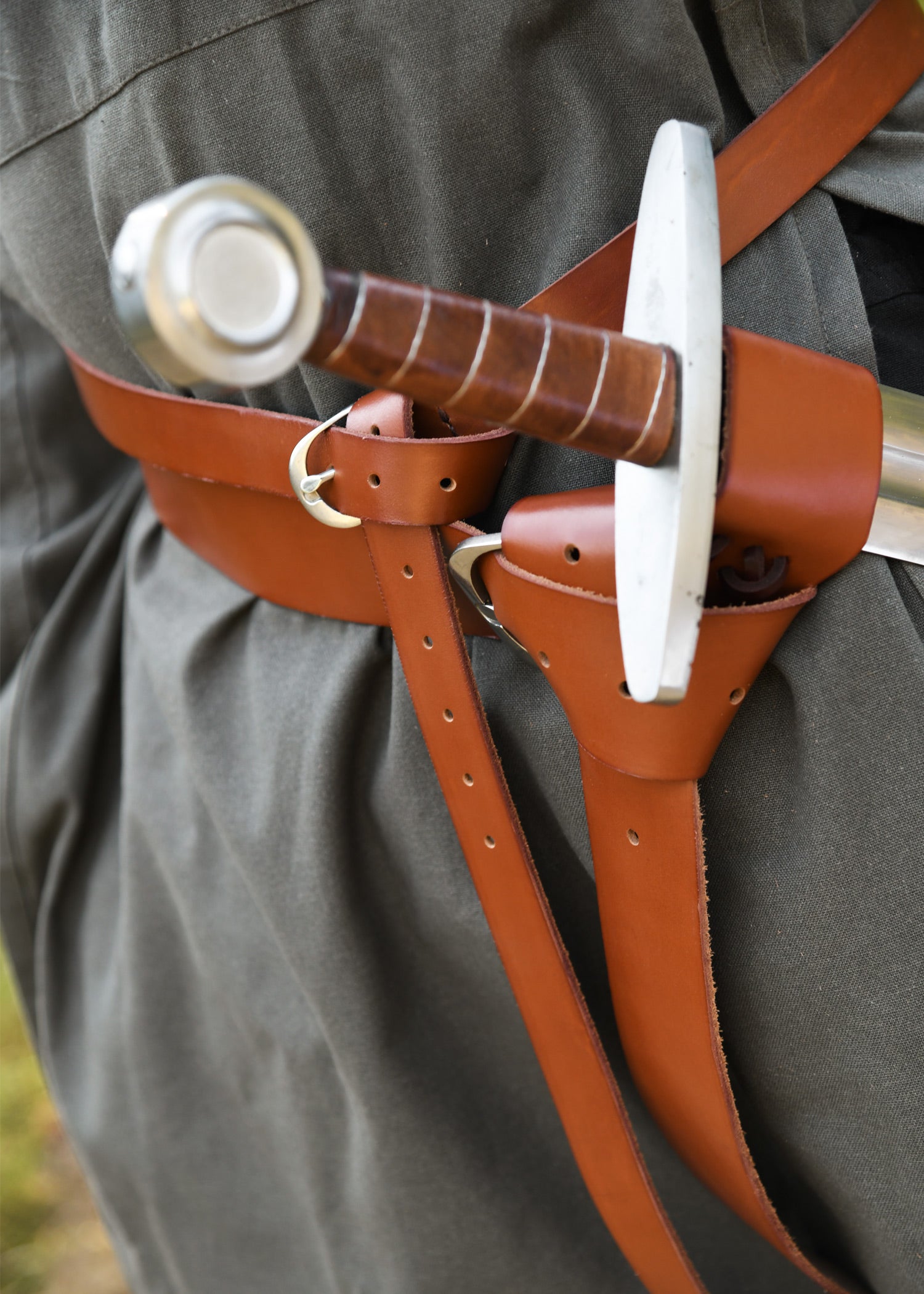 Imagen única de: Cinturón De Espada De La Alta Edad Media, Para Diestros