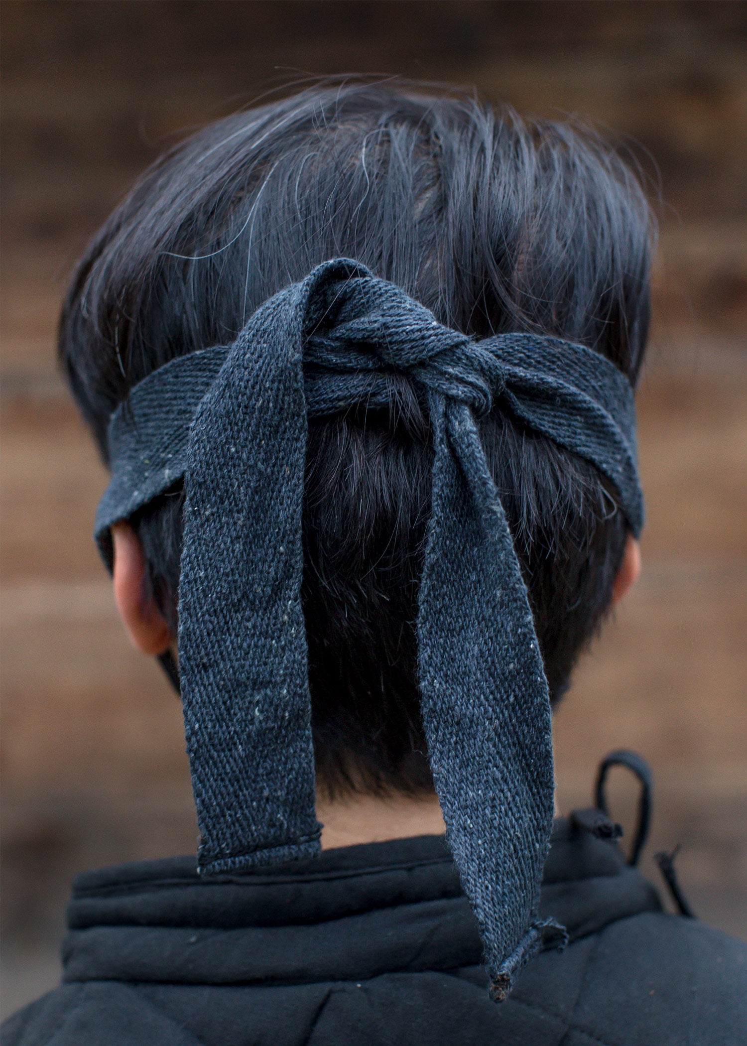 Imagen única de: Mempo, Media Máscara Hecha De Cuero.