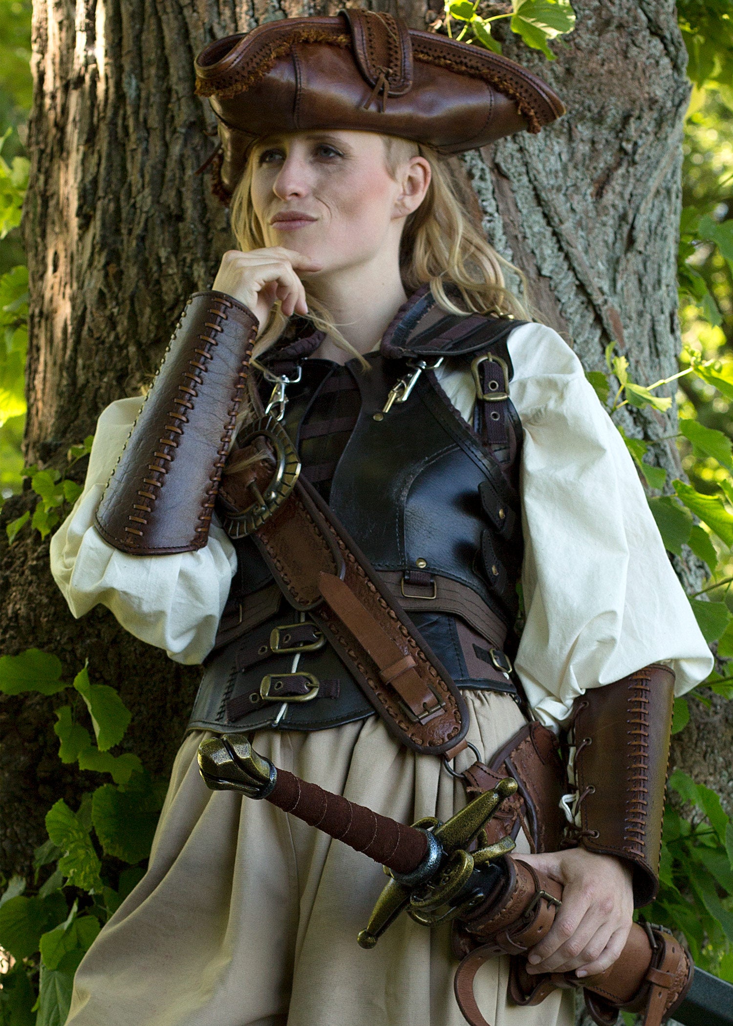 Imagen única de: Brazales Squire, Marrón, Par