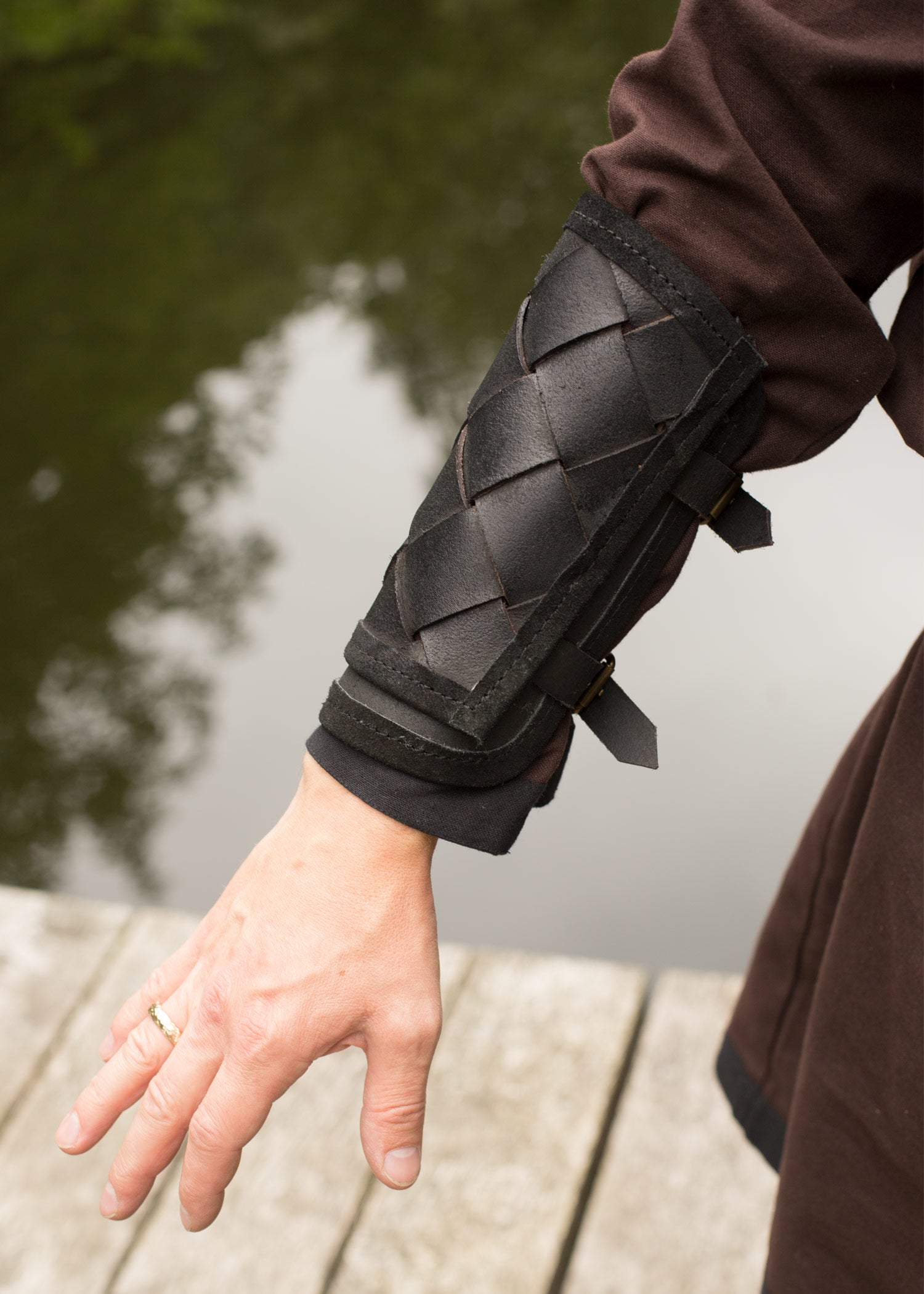 Imagen única de: Brazaletes De Cuero Vikingo Rfb