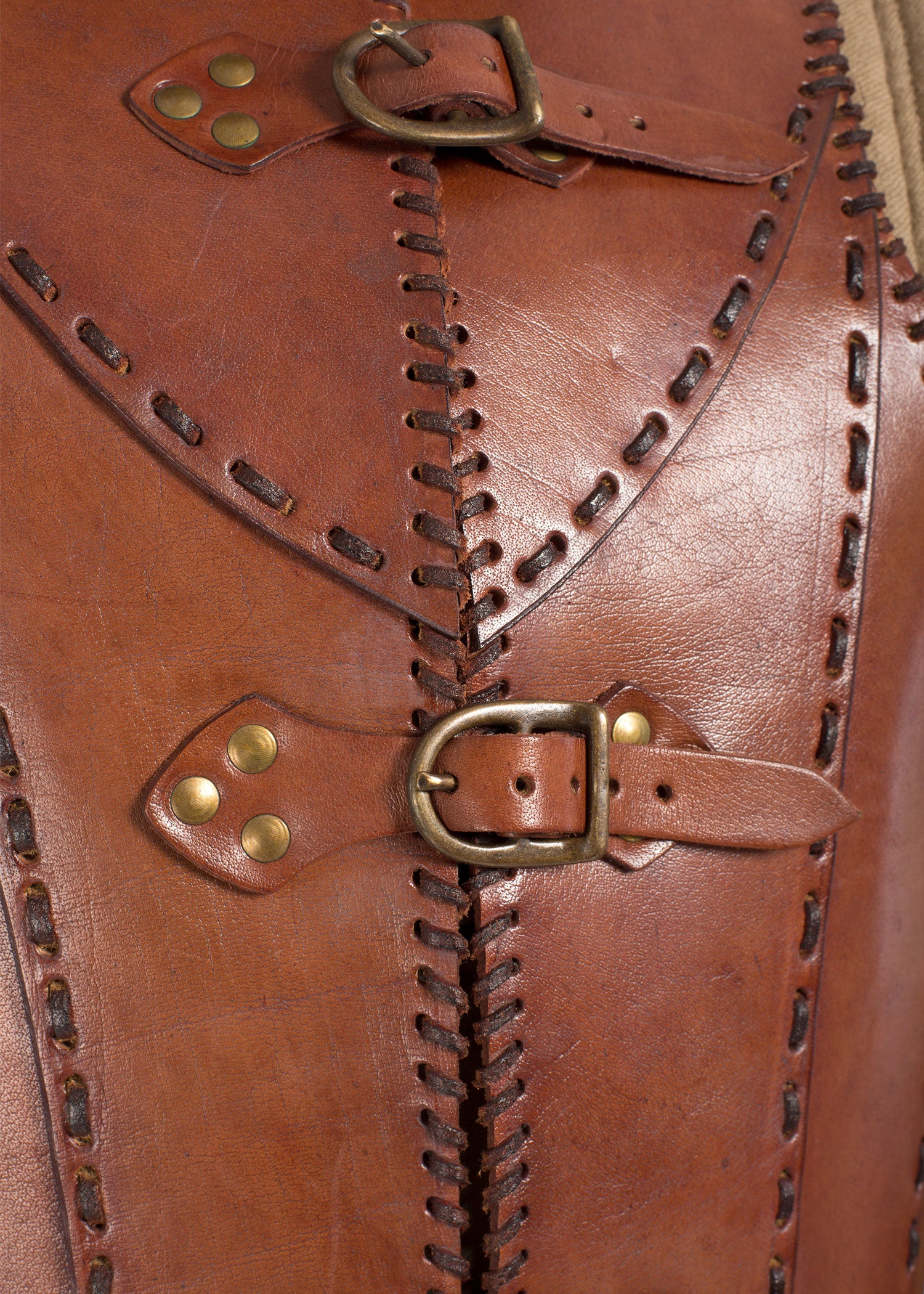 Imagen única de: Armadura De Cuero Veterano, Negra O Marrón.