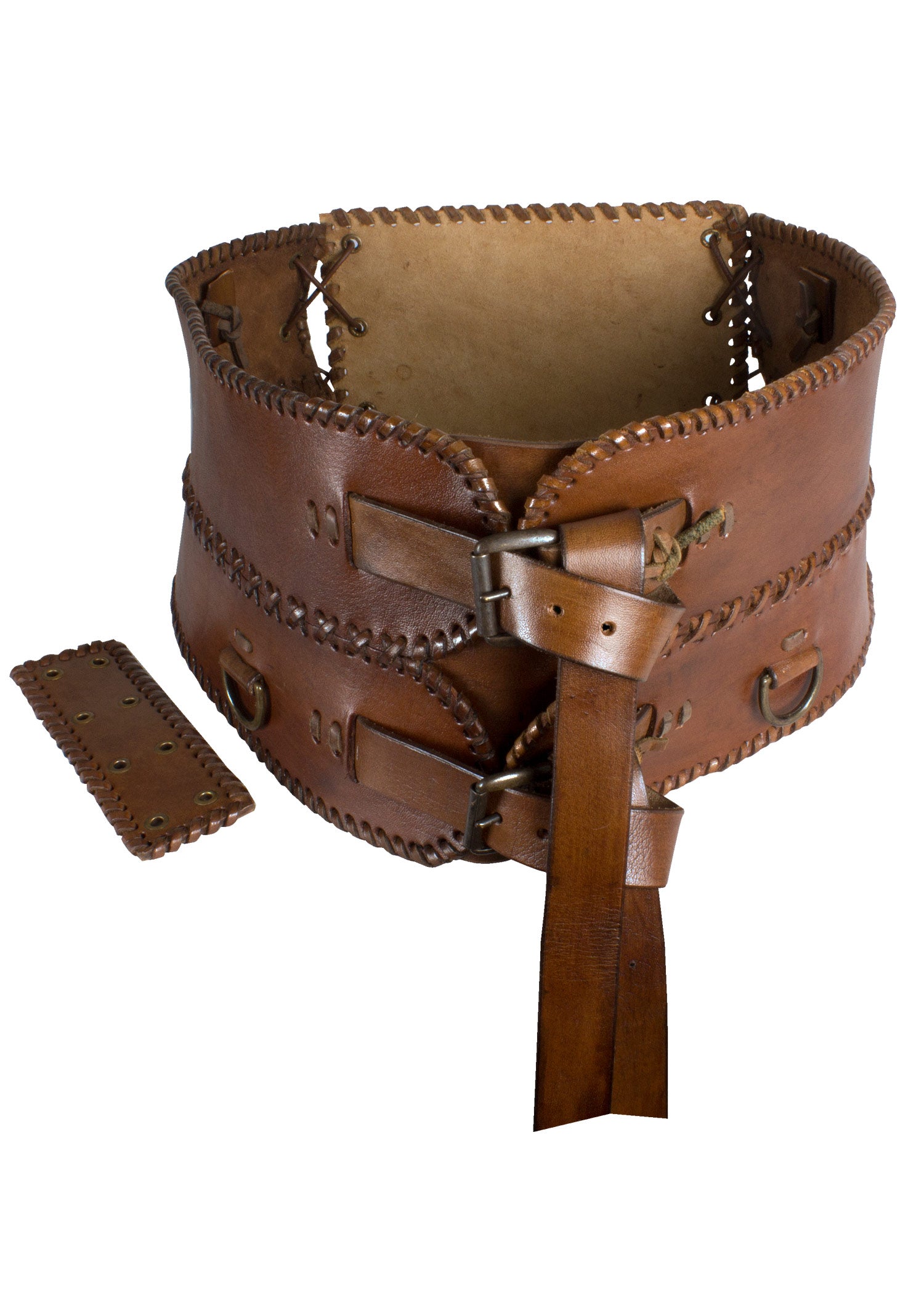 Imagen única de: Cinturón De Piel Para Corpiño, Marrón