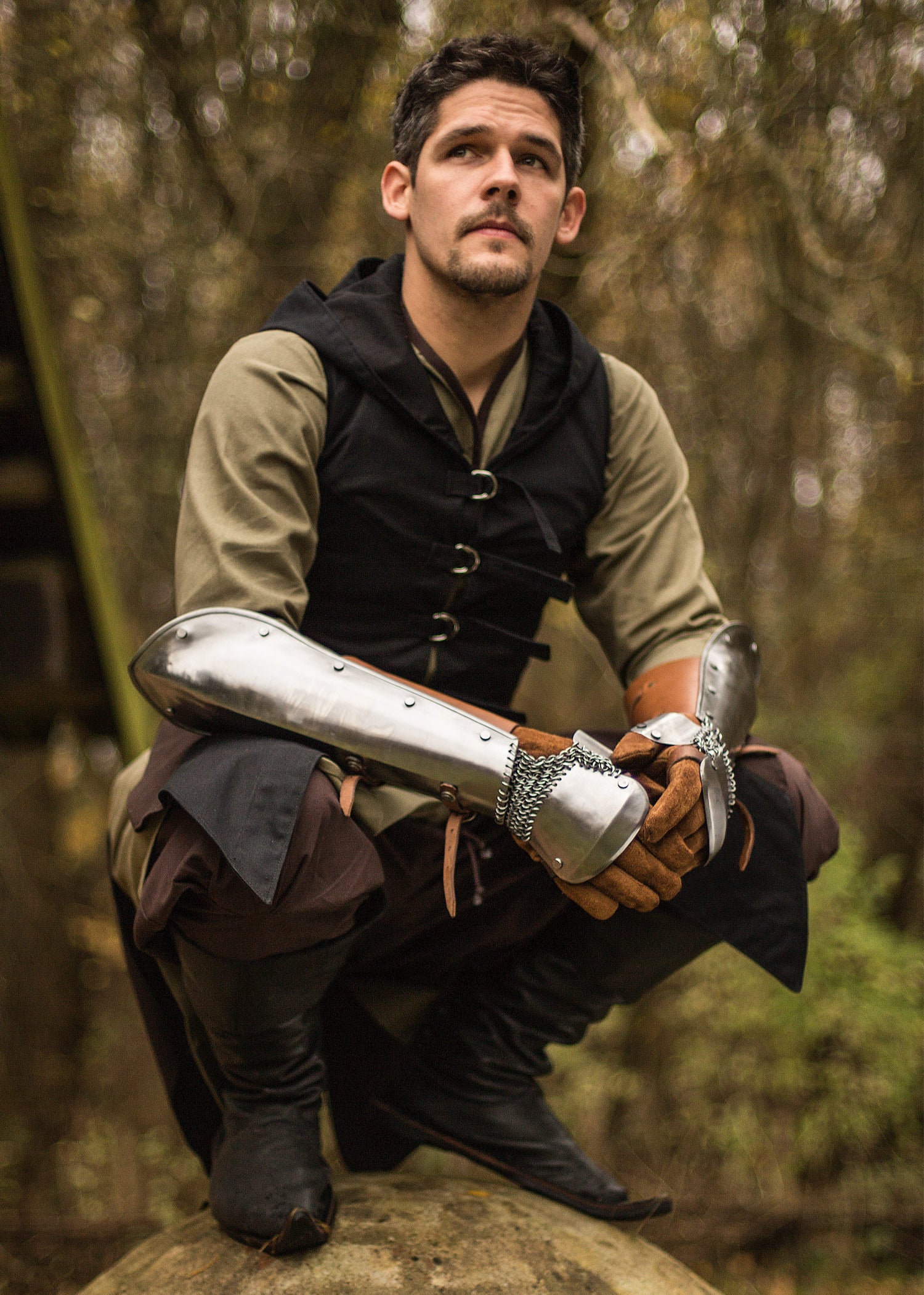 Imagen única de: Brazalete De Banda Bazu, Acero Pulido, Par