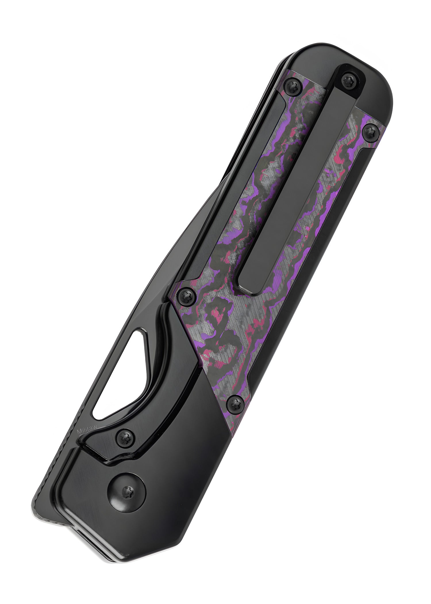 Imagen única de: Kizer Knives Militaw Titanium + Fatcarbon, Navaja De Bolsillo