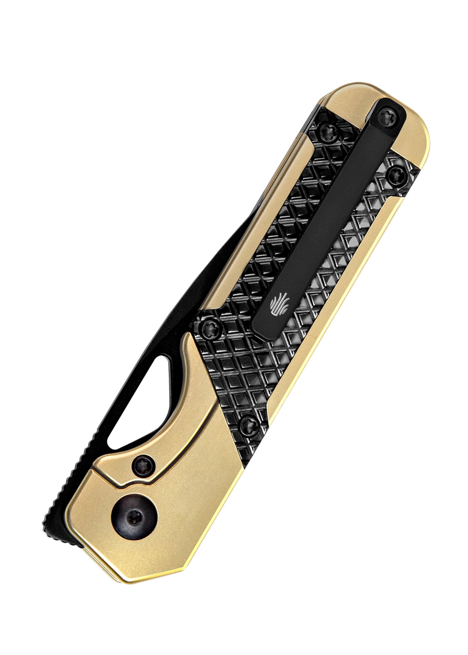 Imagen única de: Kizer Knives Mini Militaw Titanium + Zirconio, Navaja De Bolsillo