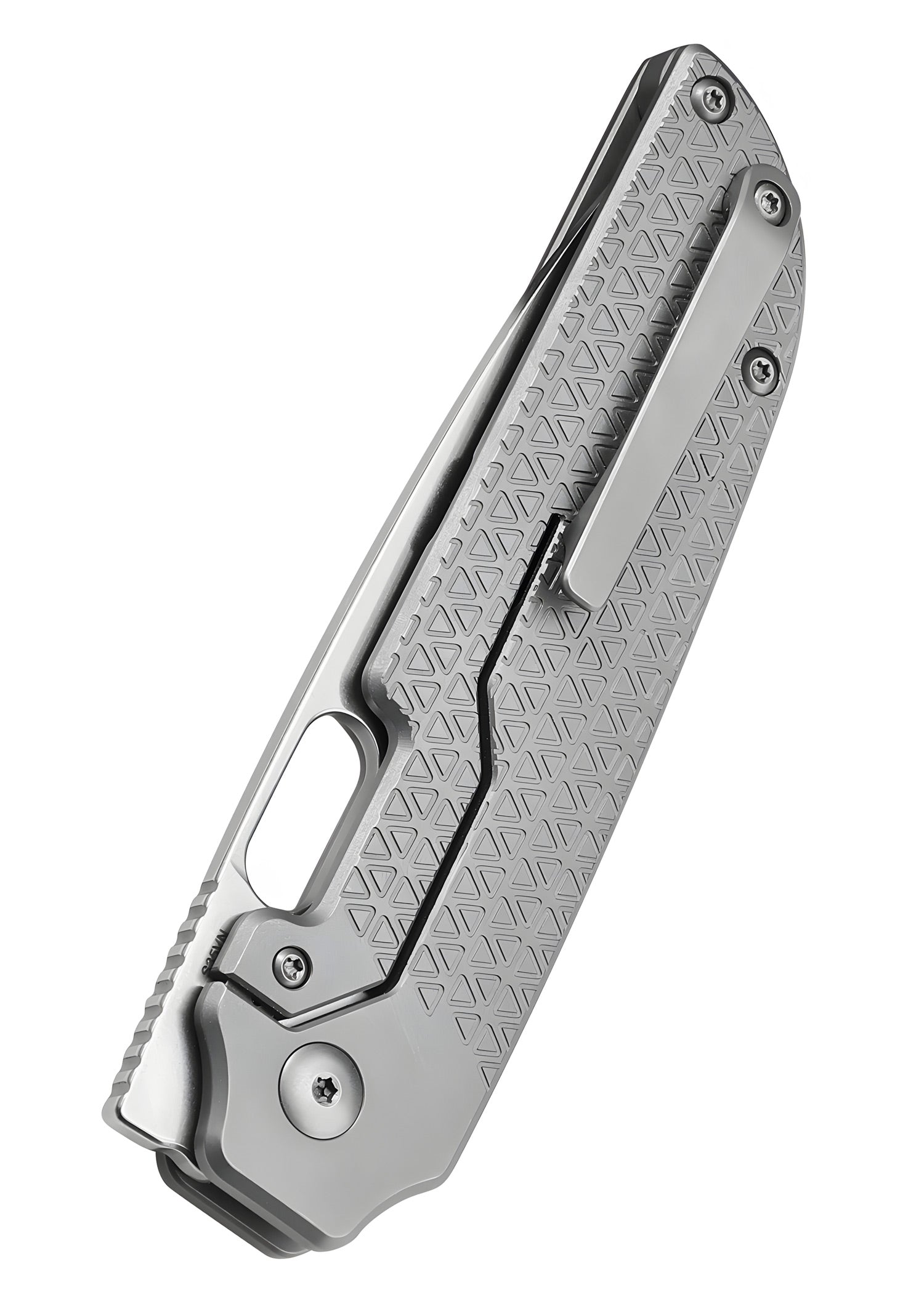 Imagen única de: Navaja Kizer Knives Varatas, Titanio, Lavada A La Piedra