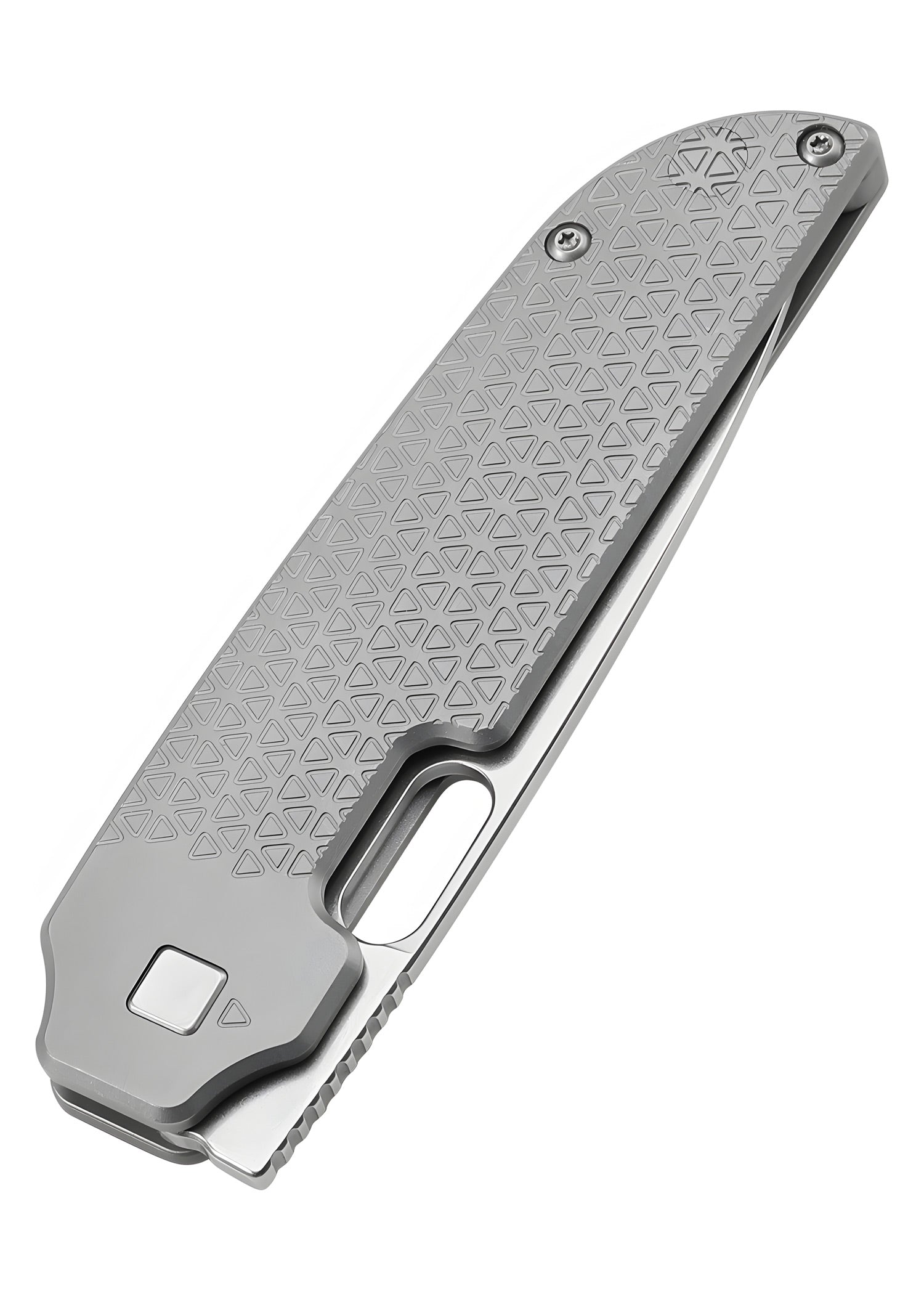 Imagen única de: Navaja Kizer Knives Varatas, Titanio, Lavada A La Piedra