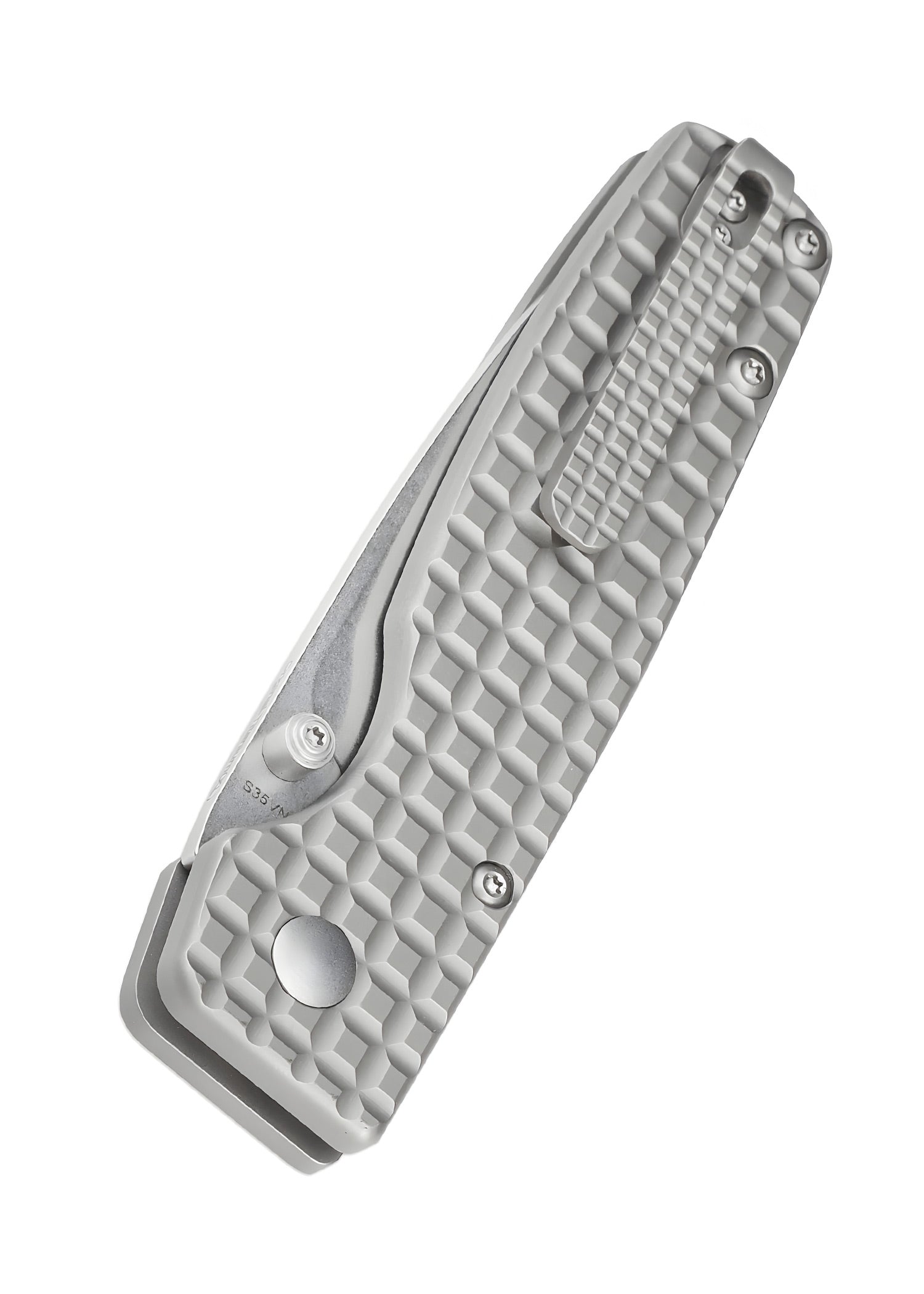 Imagen única de: Navaja Kizer Knives Original Xl, Titanio, Lavada A La Piedra