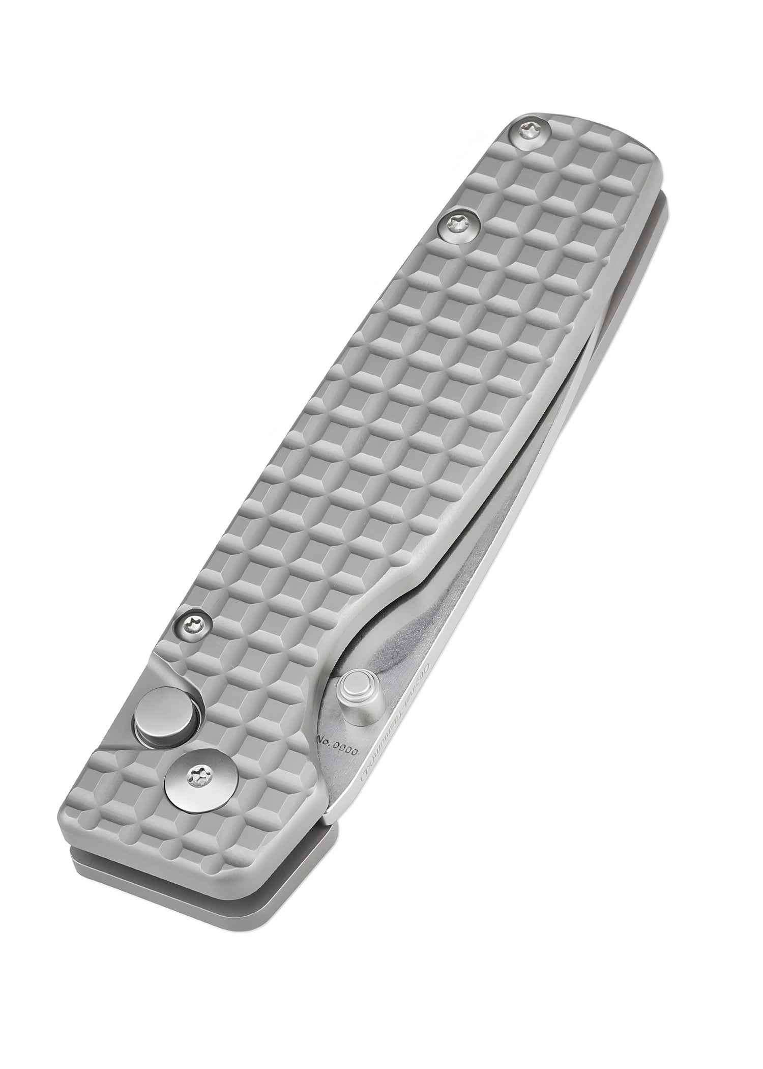 Imagen única de: Navaja Kizer Knives Original Xl, Titanio, Lavada A La Piedra