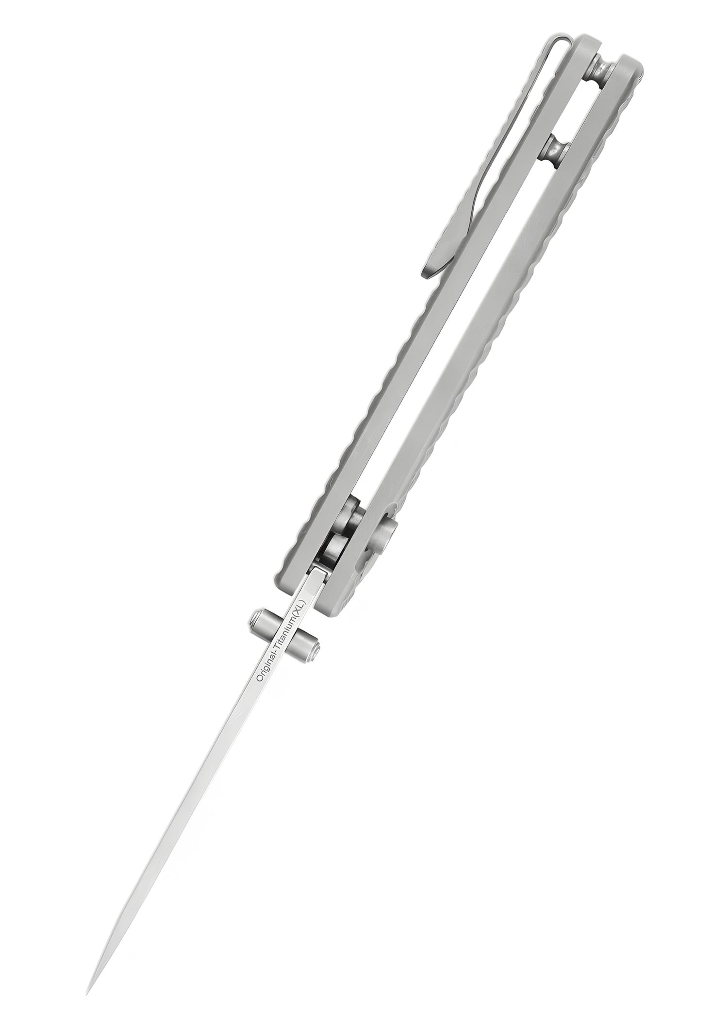 Imagen única de: Navaja Kizer Knives Original Xl, Titanio, Lavada A La Piedra