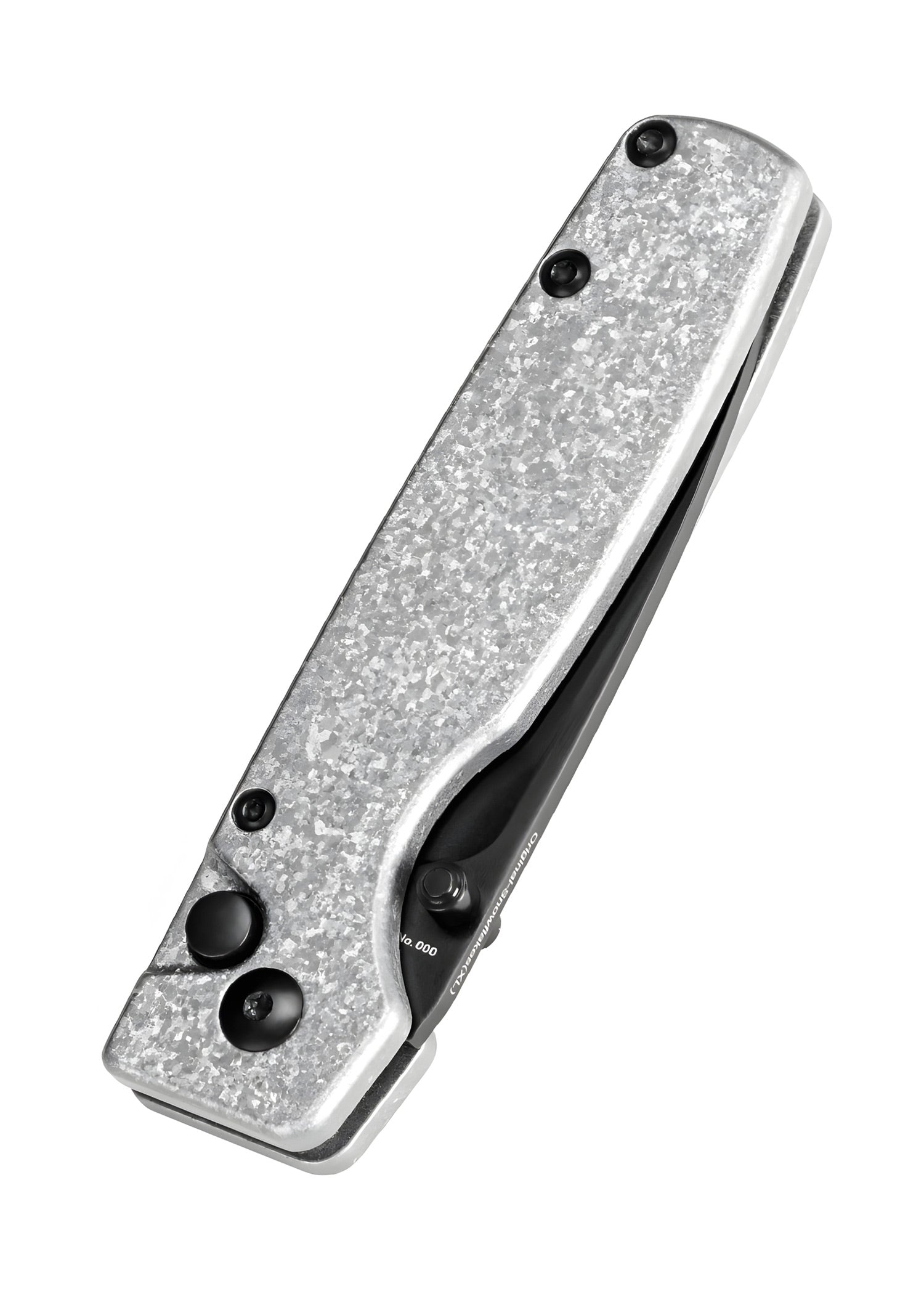 Imagen única de: Navaja De Bolsillo Kizer Knives Original Xl, Titanio, Hoja Negra