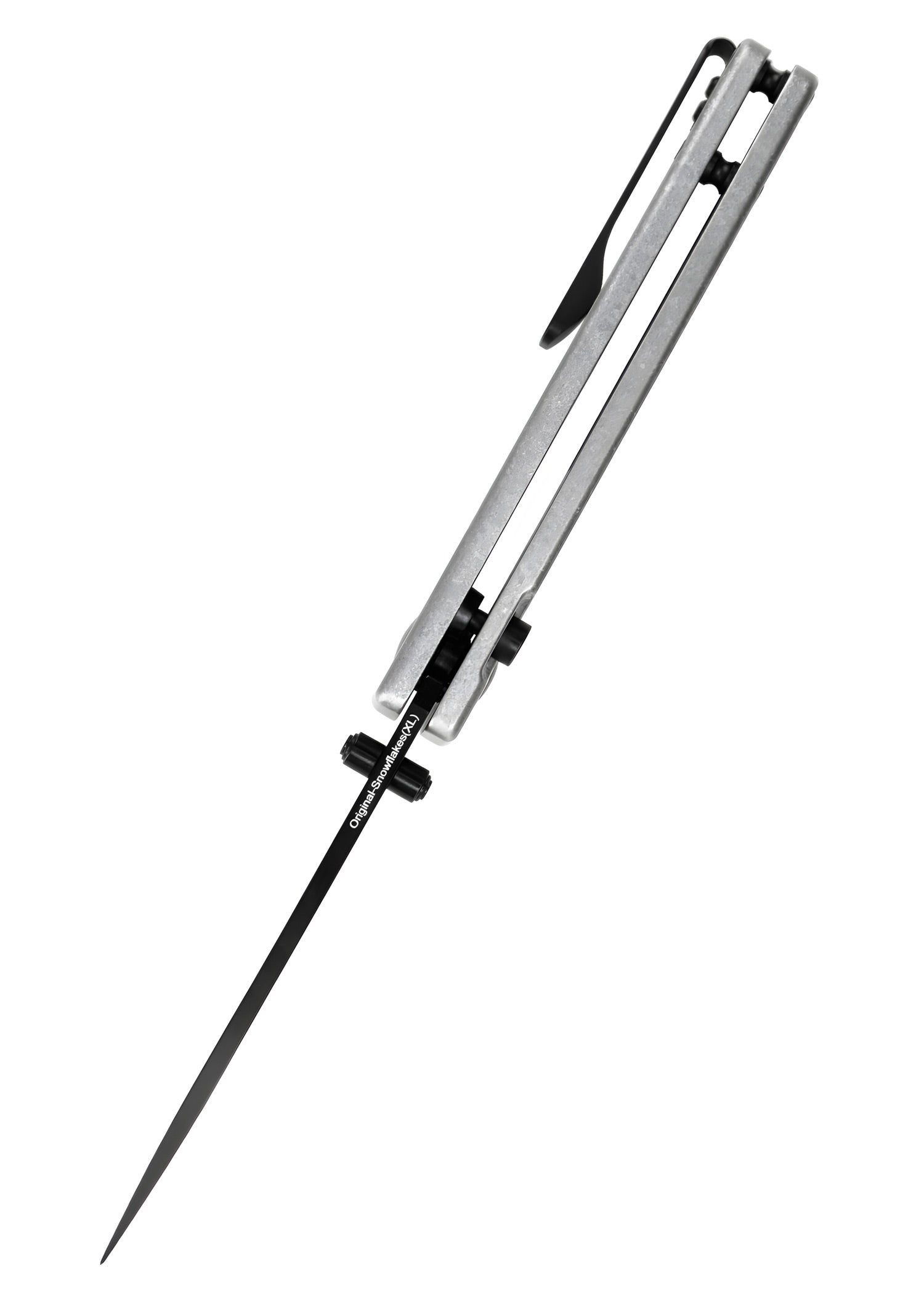 Imagen única de: Navaja De Bolsillo Kizer Knives Original Xl, Titanio, Hoja Negra