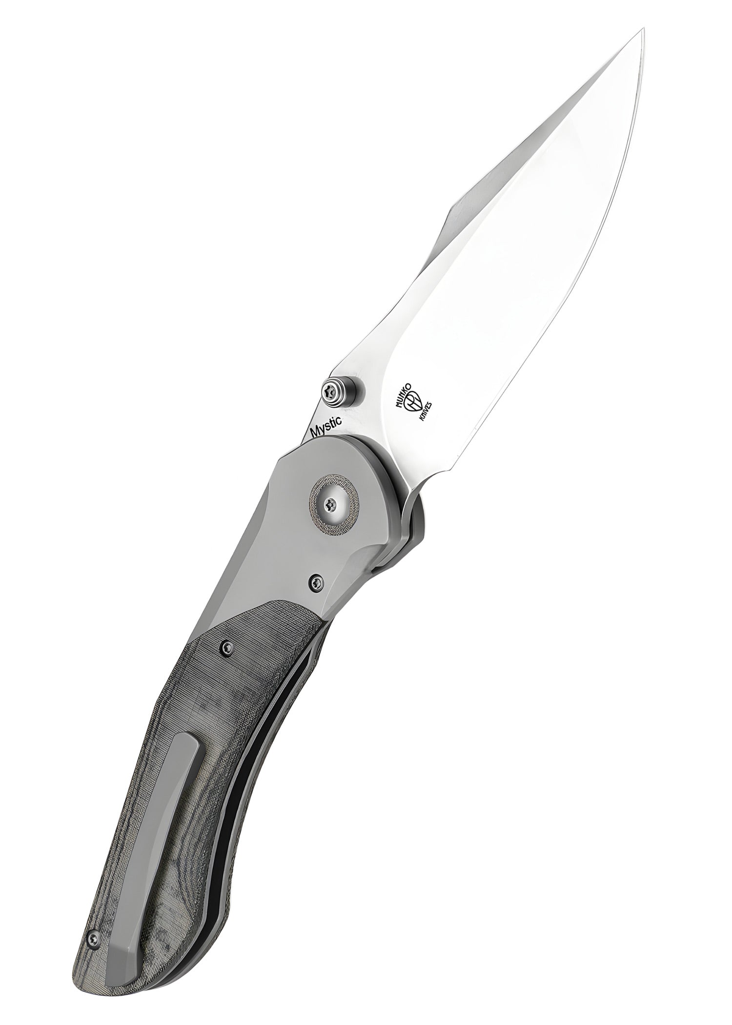 Imagen única de: Navaja Kizer Knives Mystic, Titanio + Micarta