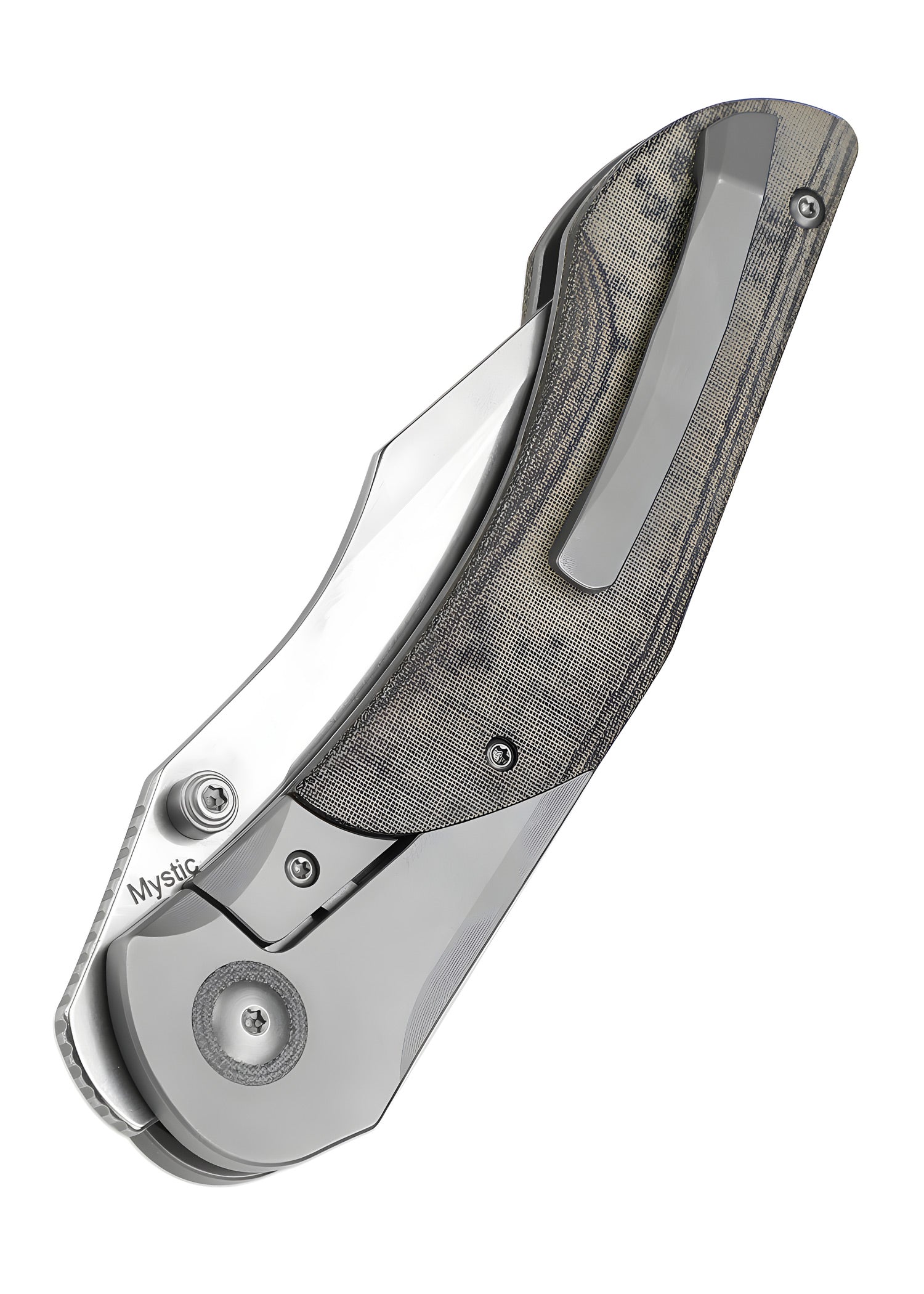 Imagen única de: Navaja Kizer Knives Mystic, Titanio + Micarta