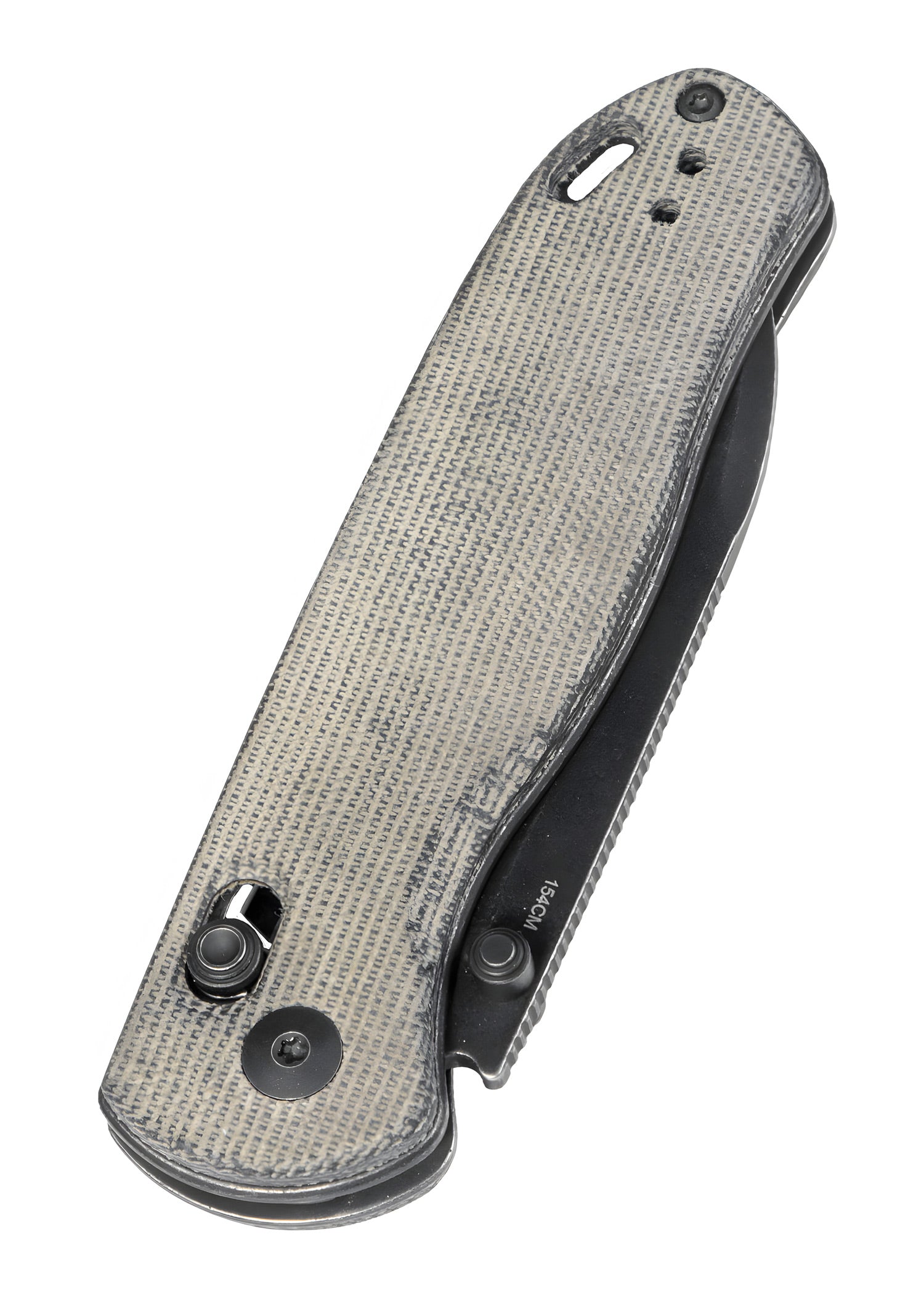 Imagen única de: Navaja Kizer Knives Drop Bear, Micarta, Hoja Negra