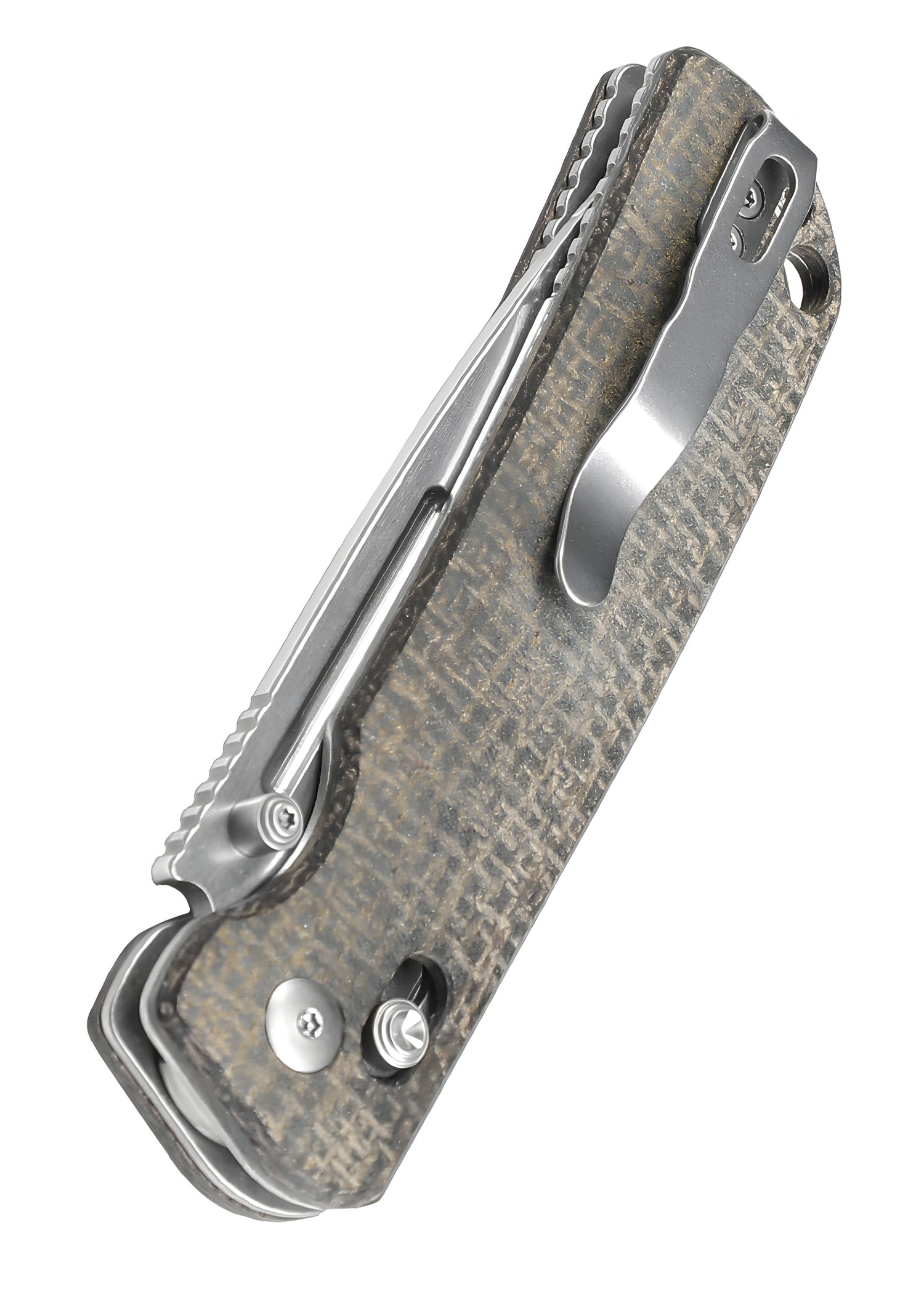 Imagen única de: Navaja Kizer Knives Escort, Micarta, Lavada A La Piedra