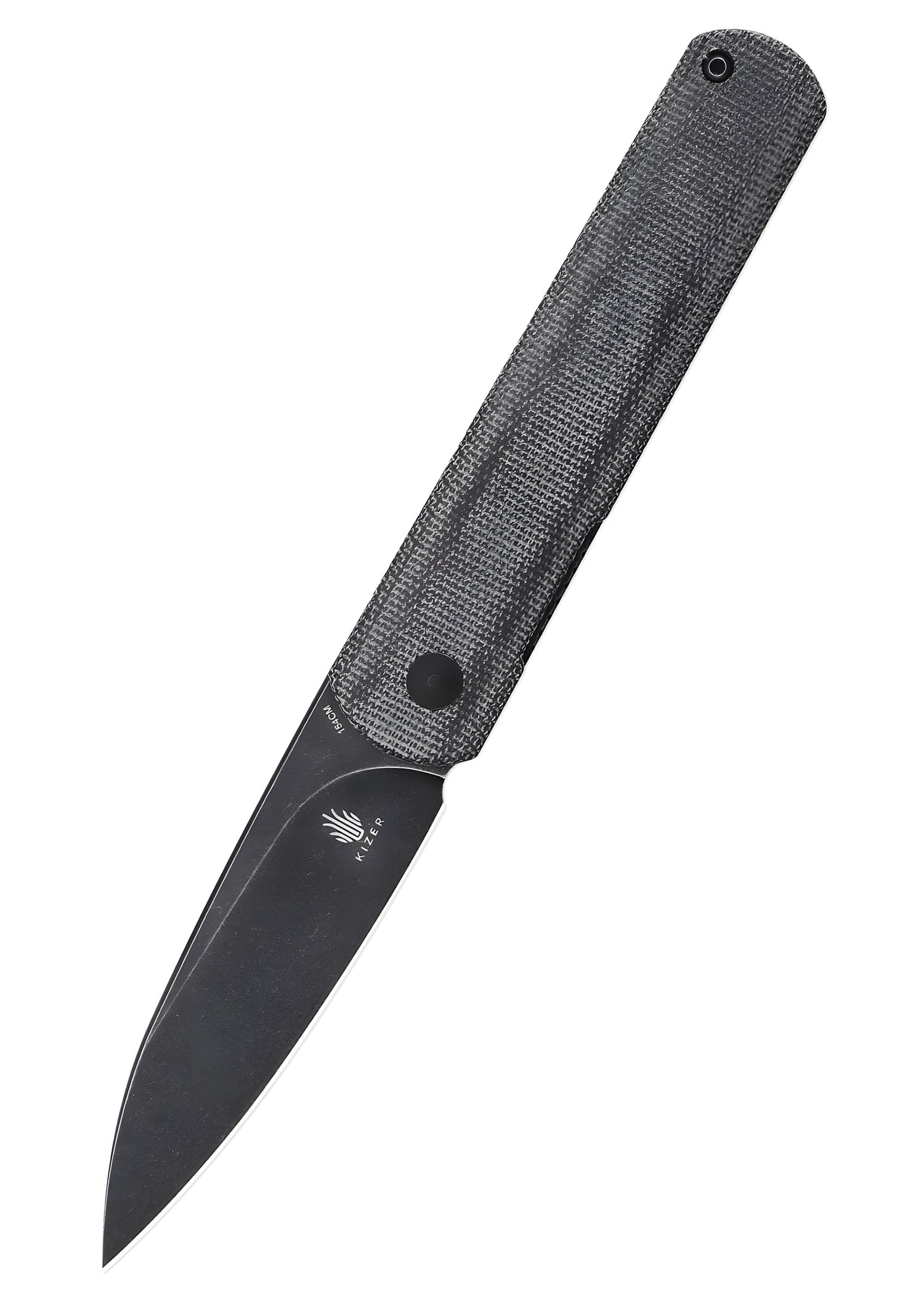 Imagen única de: Navaja Kizer Knives Feist Xl, Micarta, Hoja Negra