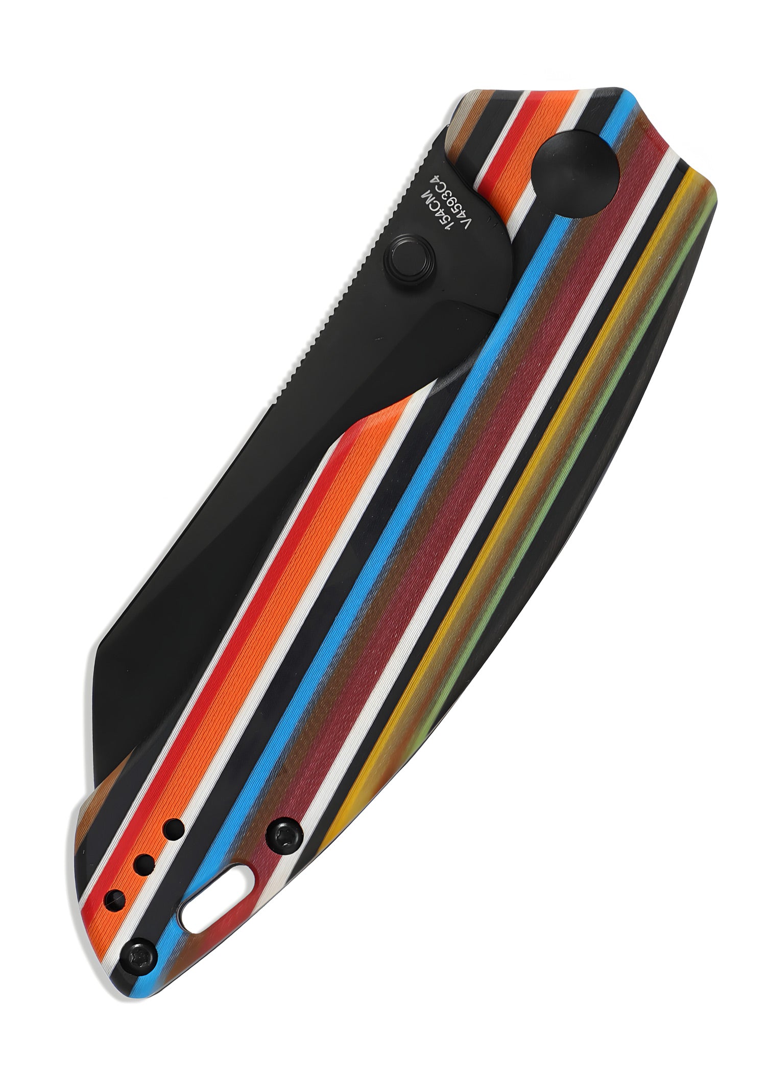 Imagen única de: Navaja Kizer Knives Towser K, Serape, Mango G10, Hoja Negra