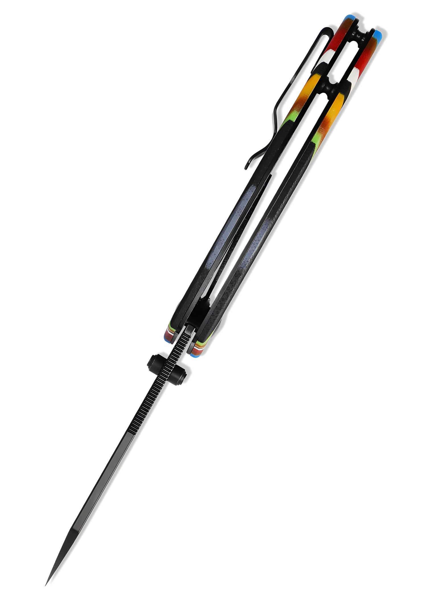 Imagen única de: Navaja Kizer Knives Towser K, Serape, Mango G10, Hoja Negra