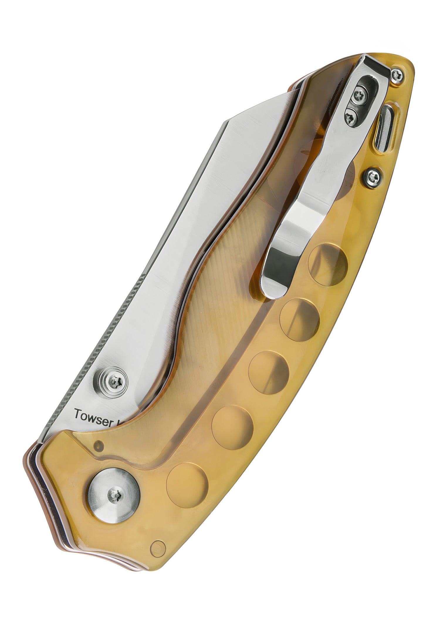 Imagen única de: Navaja De Bolsillo Kizer Knives Towser K, Mango Pei, Hoja Satinada