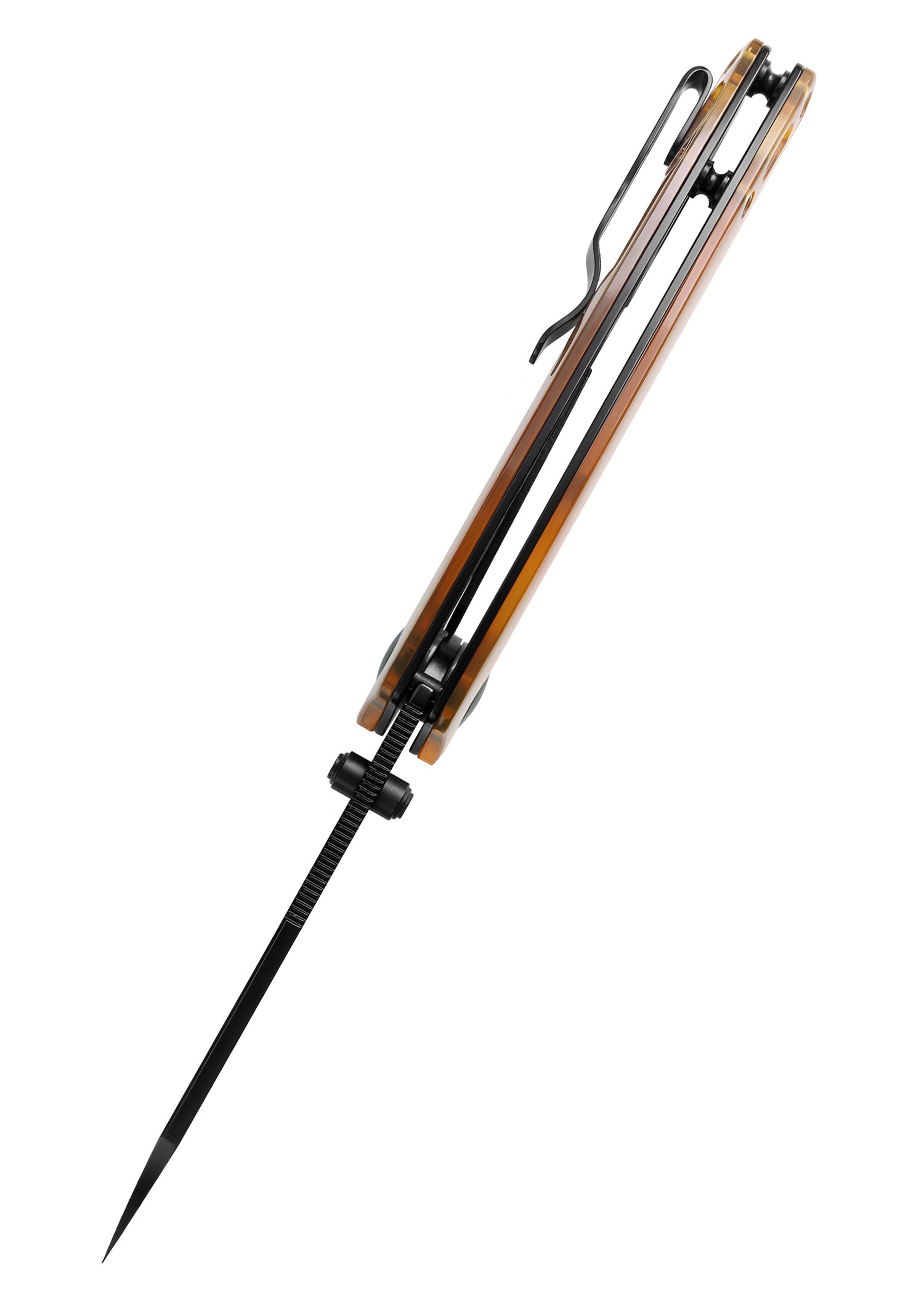 Imagen única de: Navaja Kizer Knives Towser K, Mango Pei, Hoja Negra