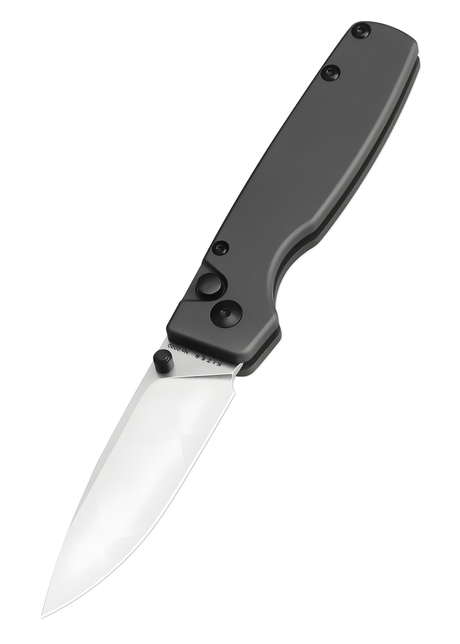 Imagen única de: Navaja Kizer Knives Original Xl, Aluminio, Lavada A La Piedra