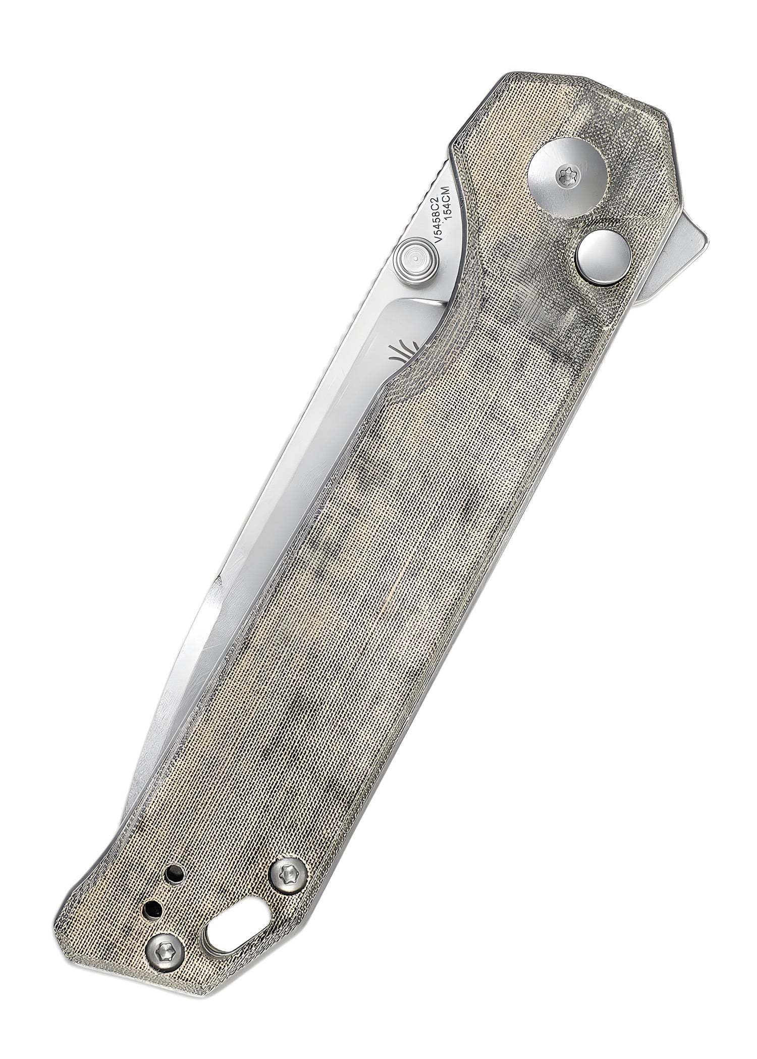 Imagen única de: Navaja Kizer Knives Compañera Xl, Micarta, Lavada A La Piedra