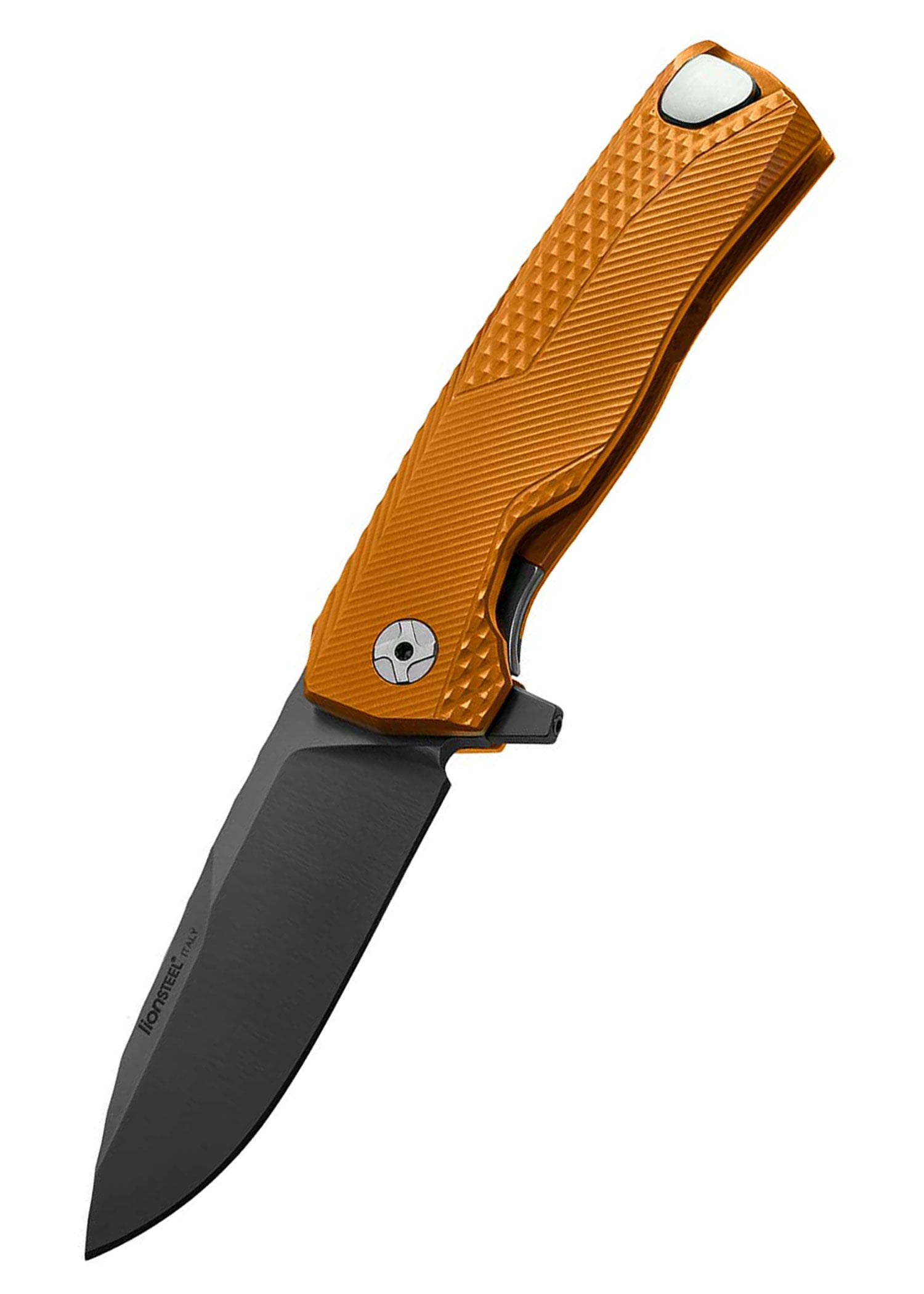 Imagen única de: Navaja De Bolsillo Rok Aluminio, Naranja, Negro, Lionsteel