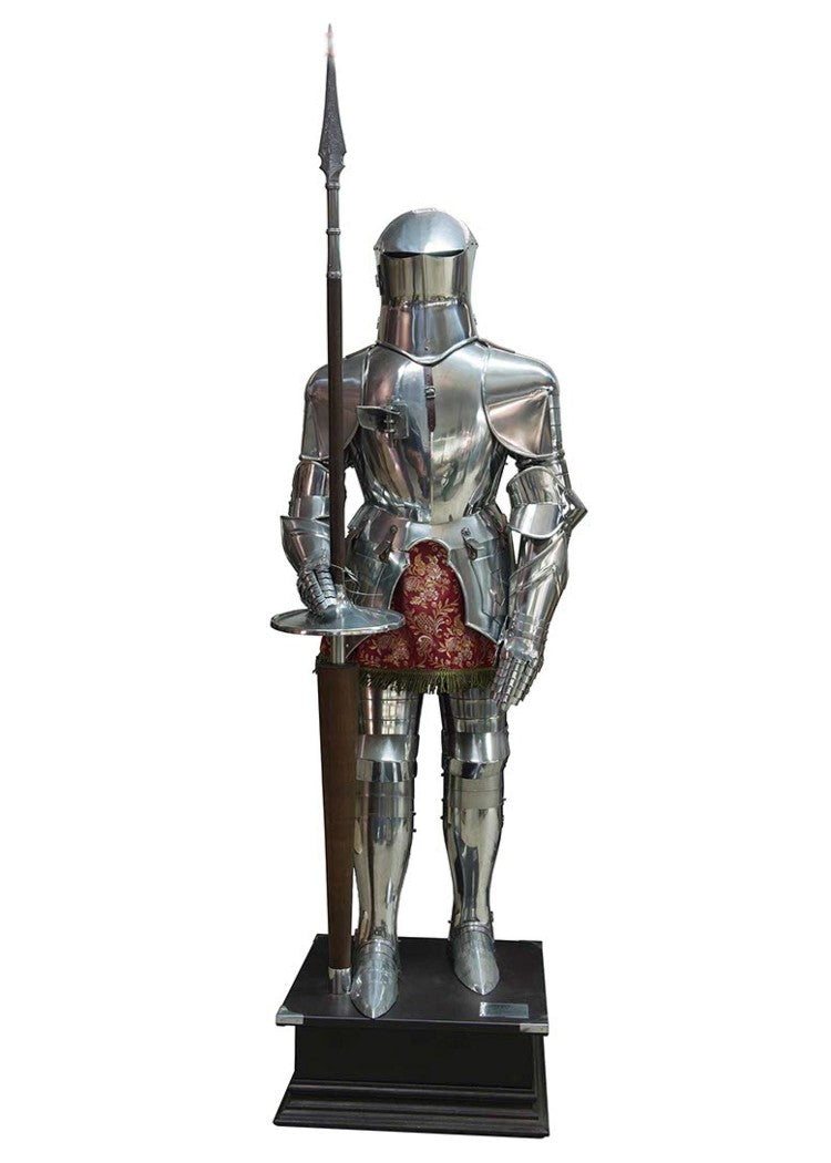 Imagen única de: Armadura De Caballero Con Lanza, Marto, Armadura De Torneo.
