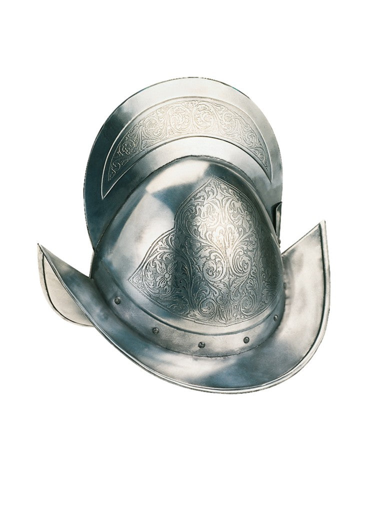 Imagen única de: Casco De Morion Español, Grabado, Marto