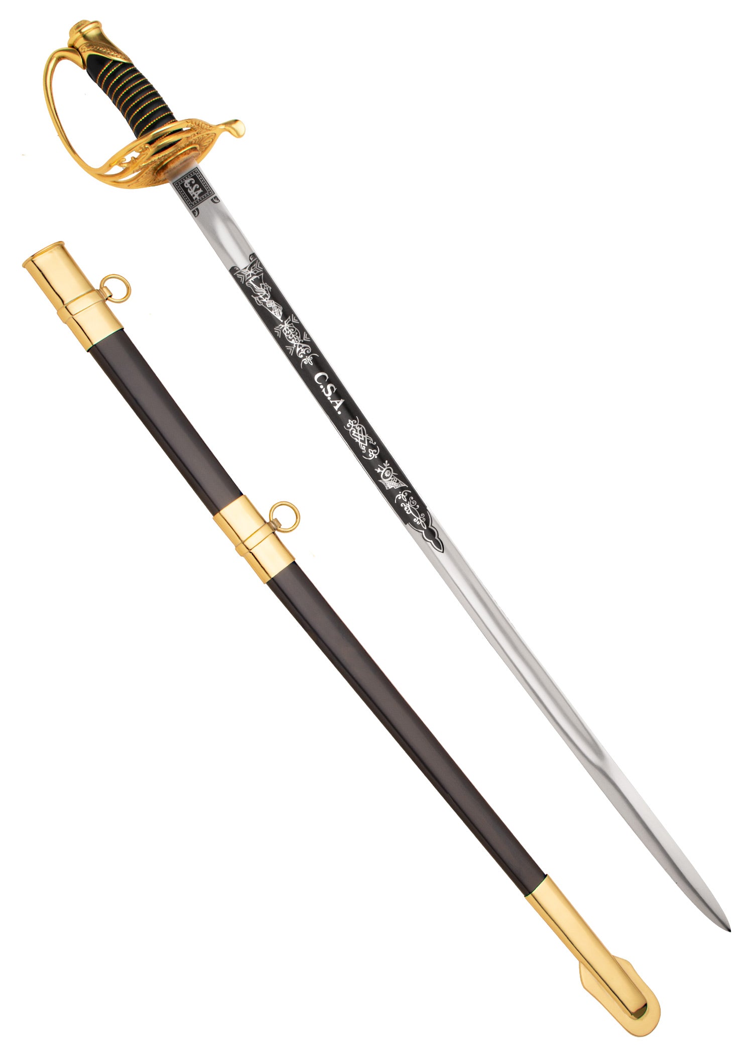 Imagen única de: Sable De Oficial De Caballería Confederado, Windlass