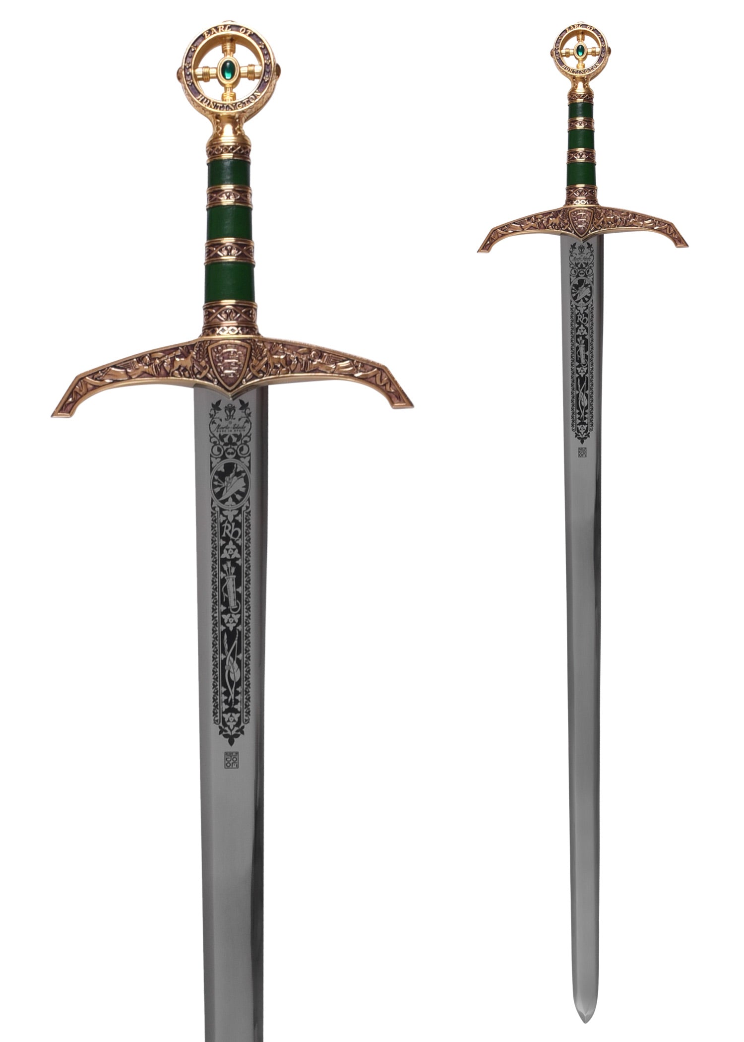 Imagen única de: Espada Robin Hood, Dorada, Con Grabado Decorativo.
