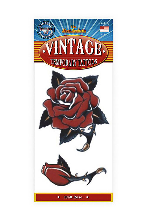 Imagen única de: Tatuaje Temporal De Rosa